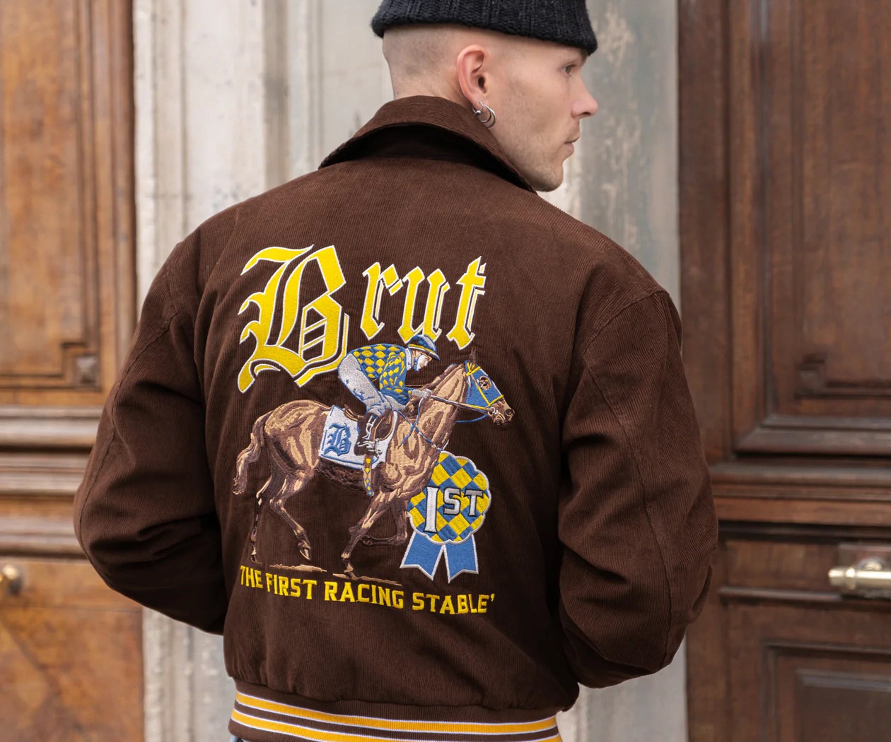 THE CHAMPION'S JACKET Coats & Jackets X-SMALL / BROWN - BRUT Clothing US