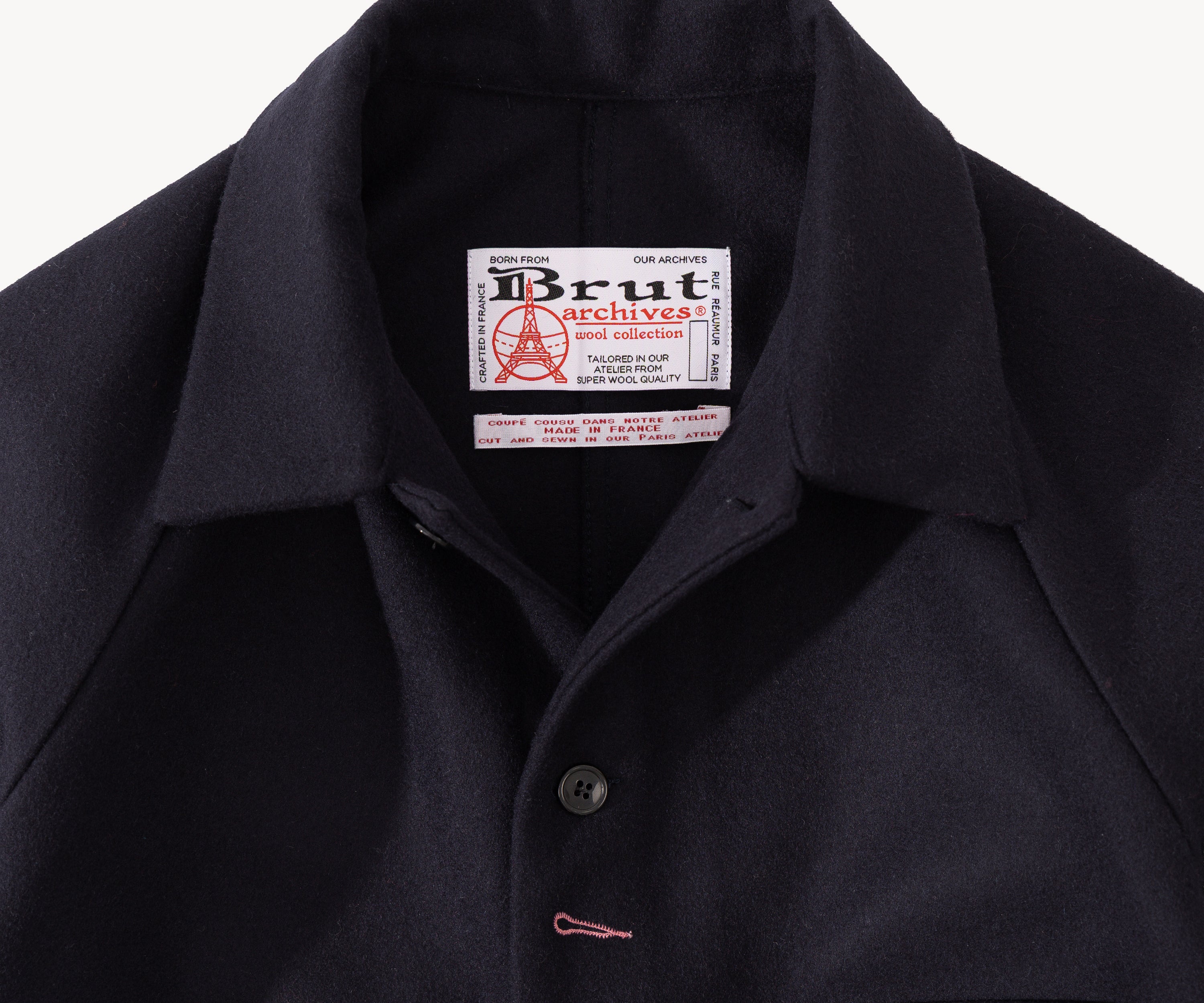 THE WOOL PAINTER JACKET Coats & Jackets SMALL / NAVY - BRUT Clothing US