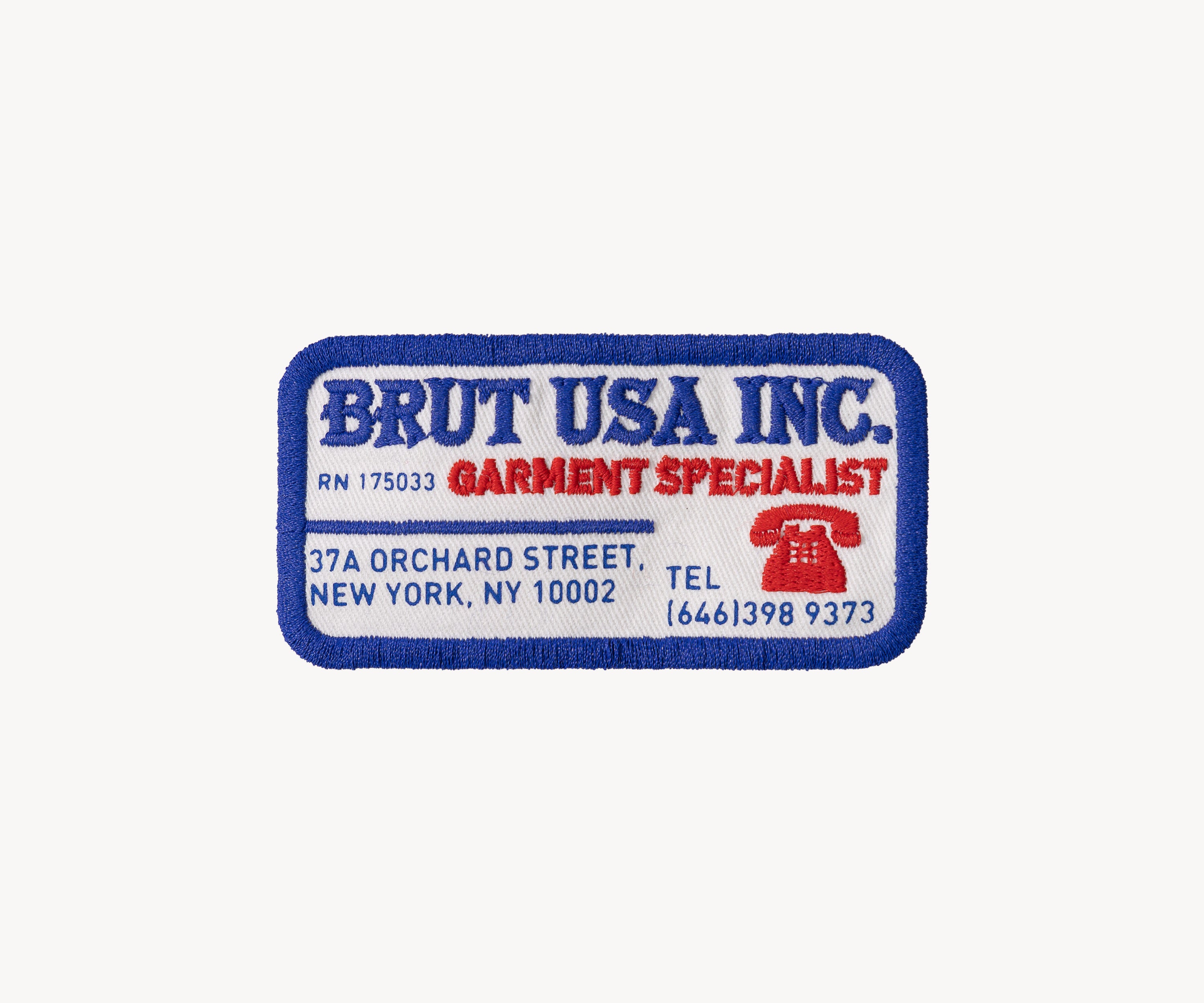 BRUT ARCHIVES UNIFORMS PATCH Accessories BLUE / ONE SIZE - BRUT Clothing US