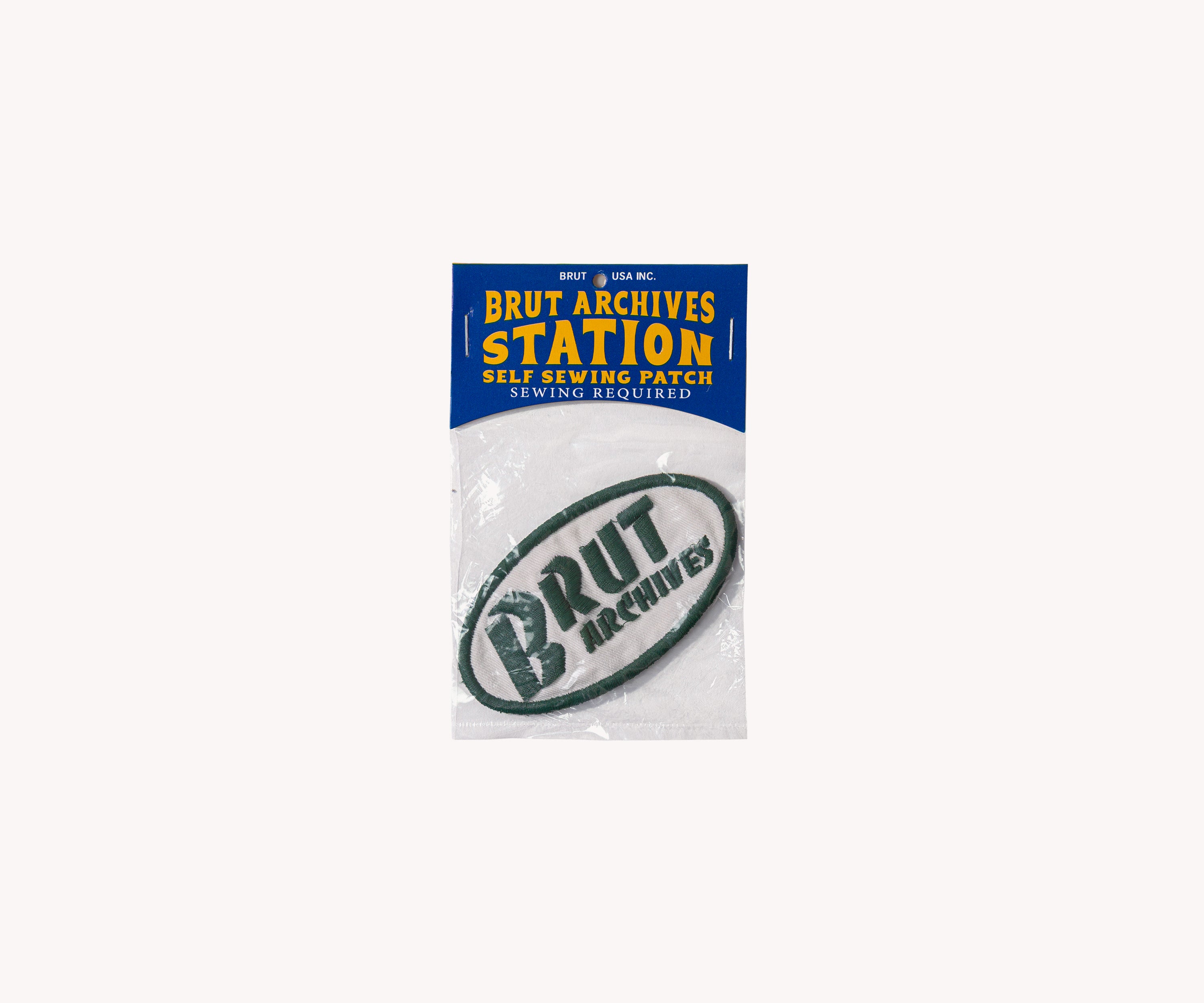 BRUT ARCHIVES STATION PATCH Accessories GREEN / ONE SIZE - BRUT Clothing US