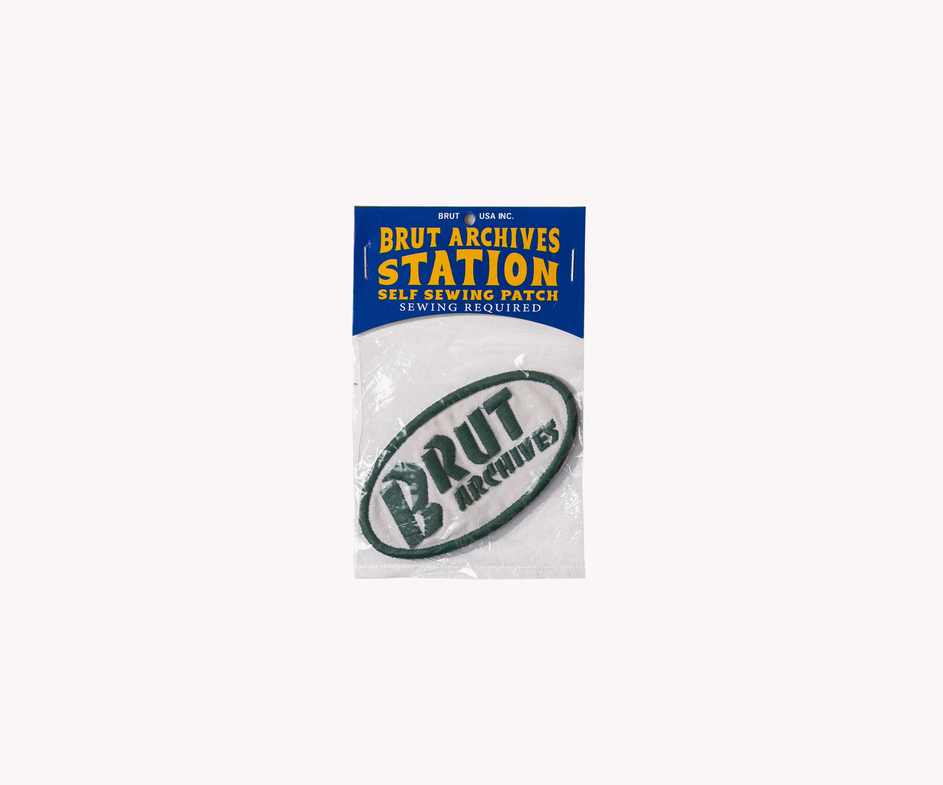 BRUT ARCHIVES STATION PATCH Accessories GREEN / ONE SIZE - BRUT Clothing US