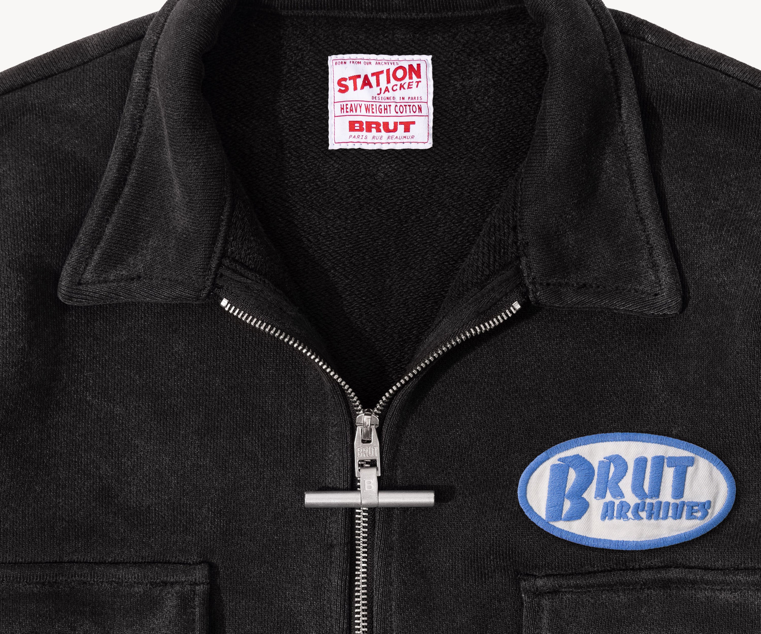 BRUT ARCHIVES STATION PATCH Accessories BLUE / ONE SIZE - BRUT Clothing US