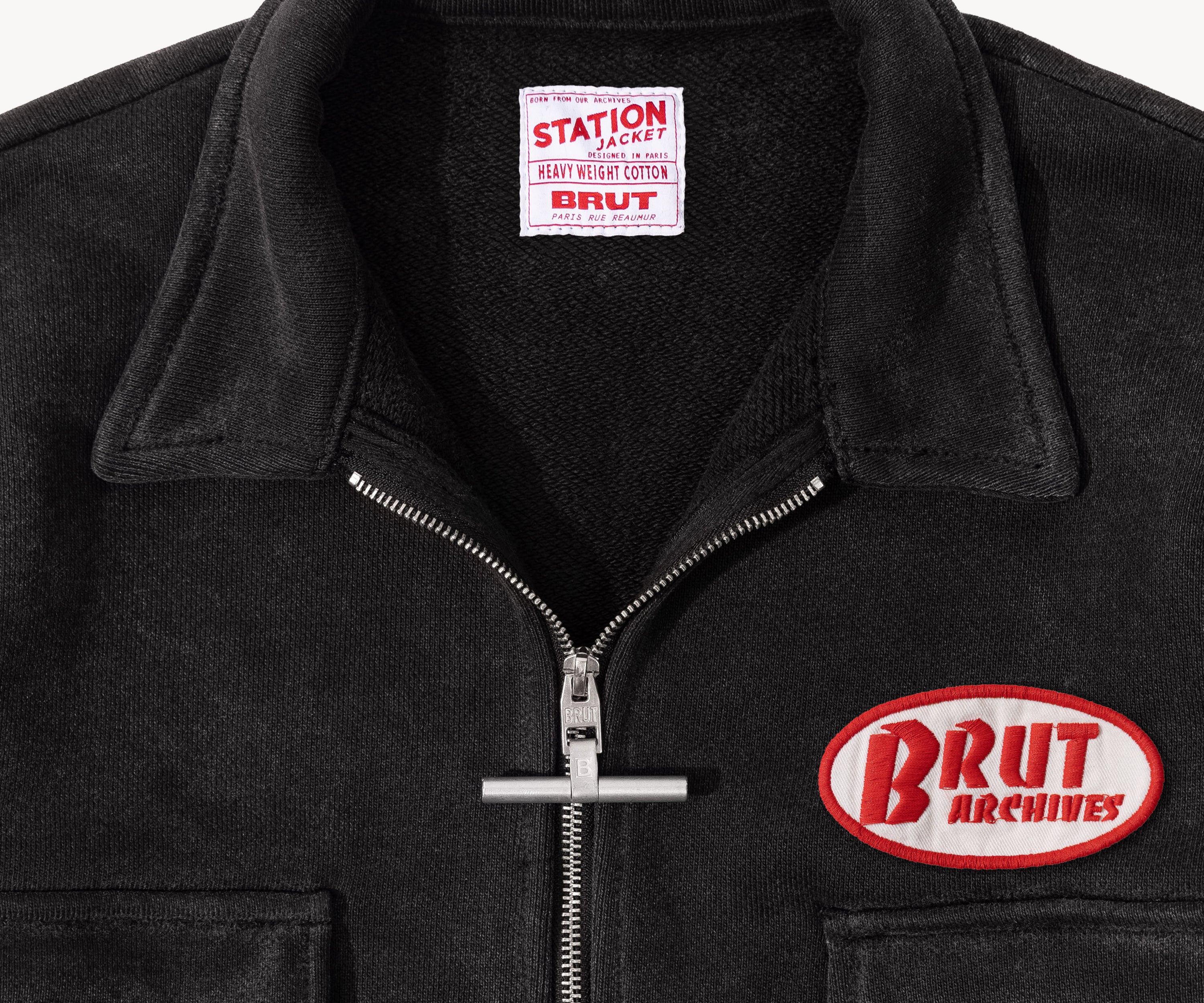 BRUT ARCHIVES STATION PATCH Accessories RED / ONE SIZE - BRUT Clothing US