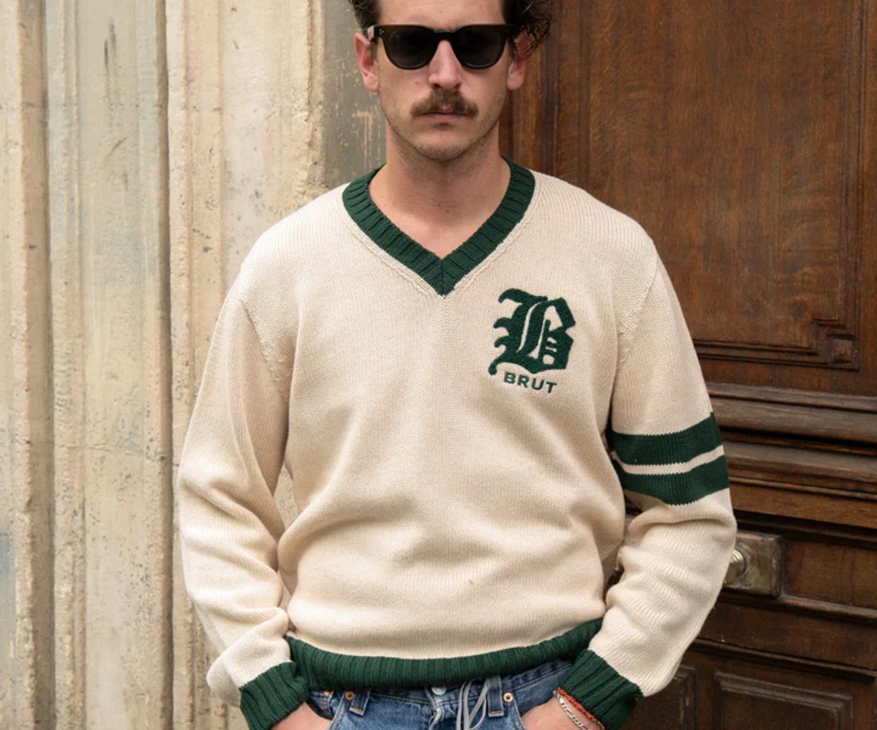 THE BRUT IVY SWEATER Knitwear X-SMALL / IVY GREEN - BRUT Clothing US