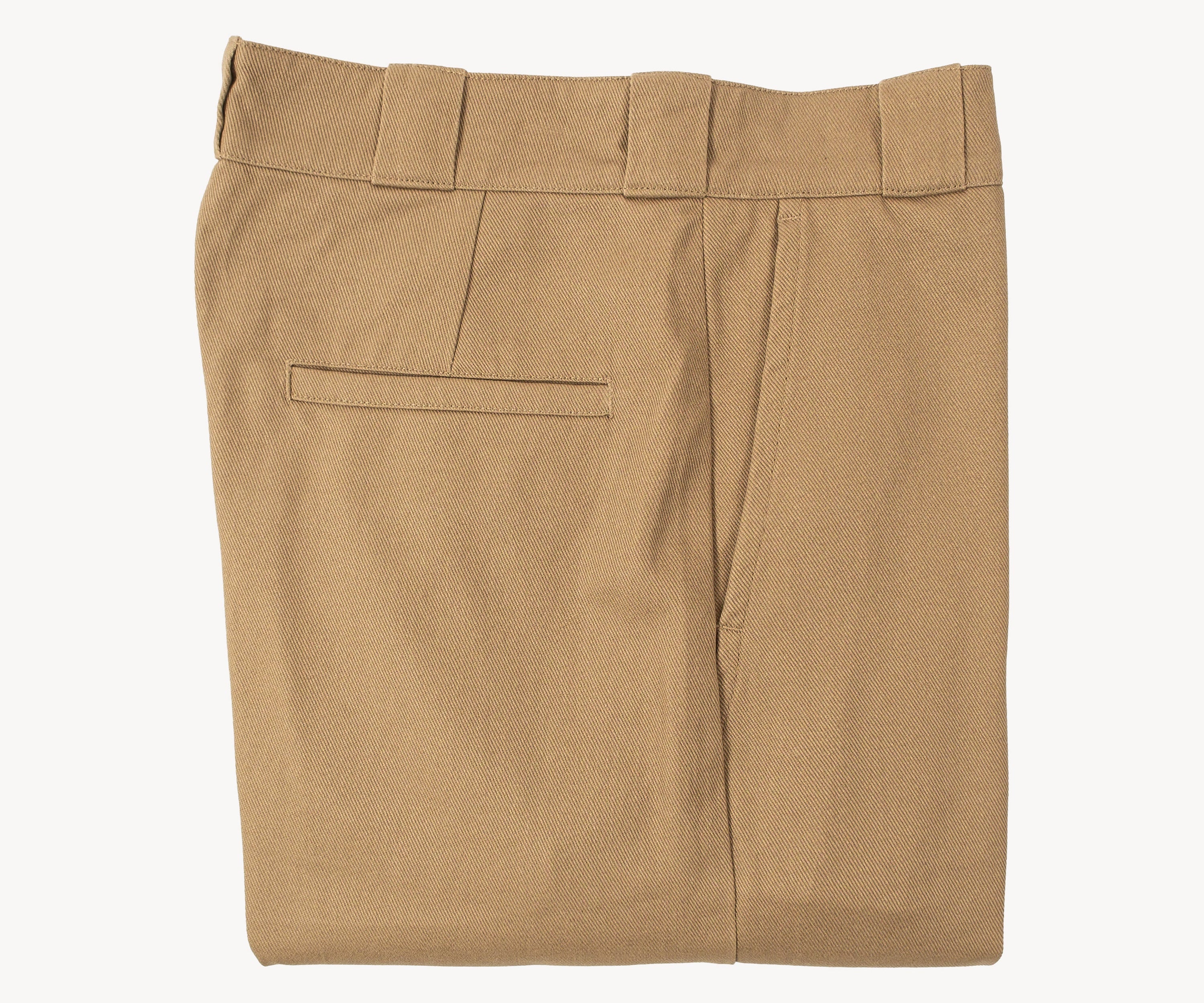 THE PLAIN FRONT PANTS Pants US26 / KHAKI HEAVY WEIGHT - BRUT Clothing US