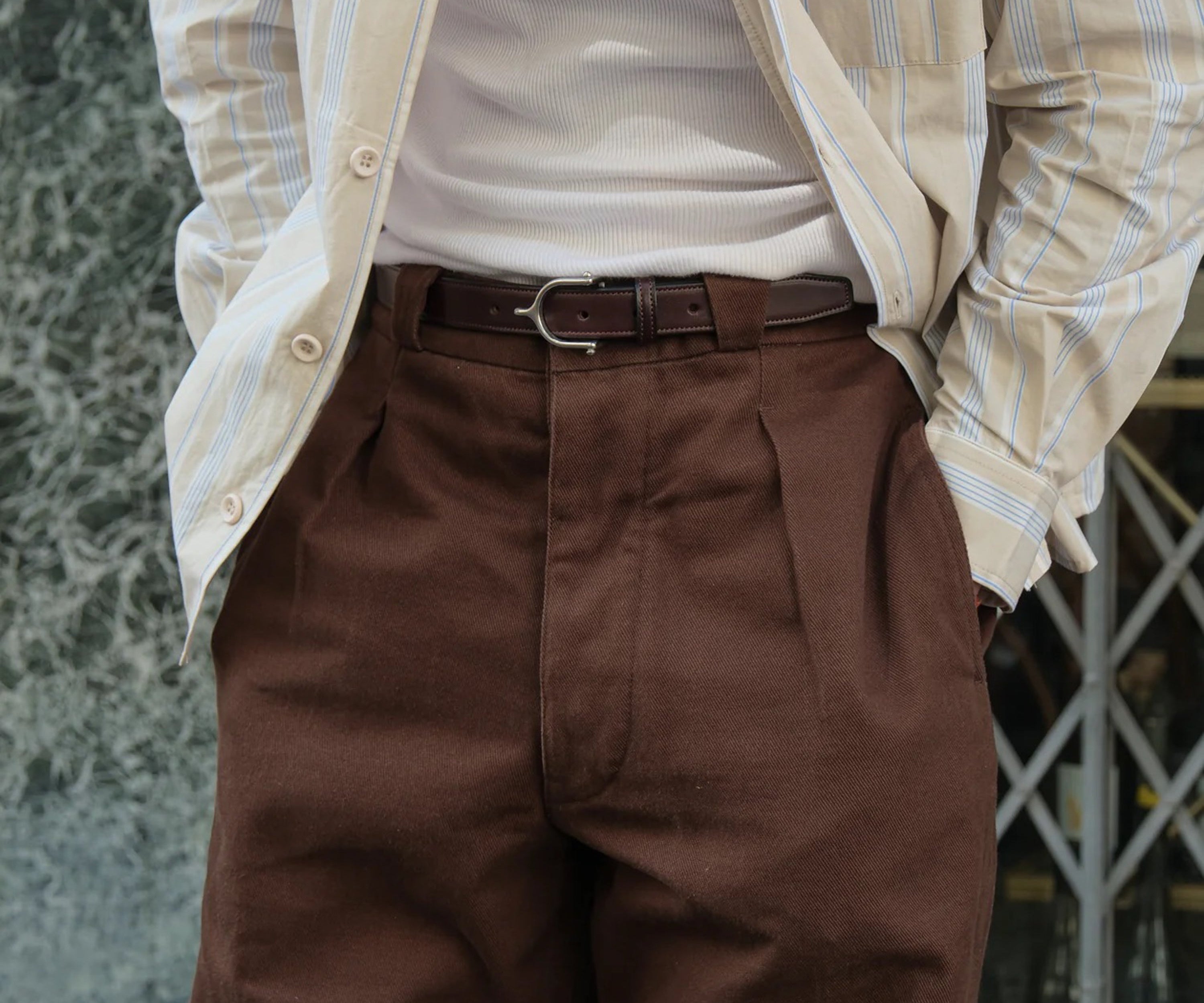 THE ELEPHANT PANTS Pants US26 / BROWN HEAVY WEIGHT - BRUT Clothing US