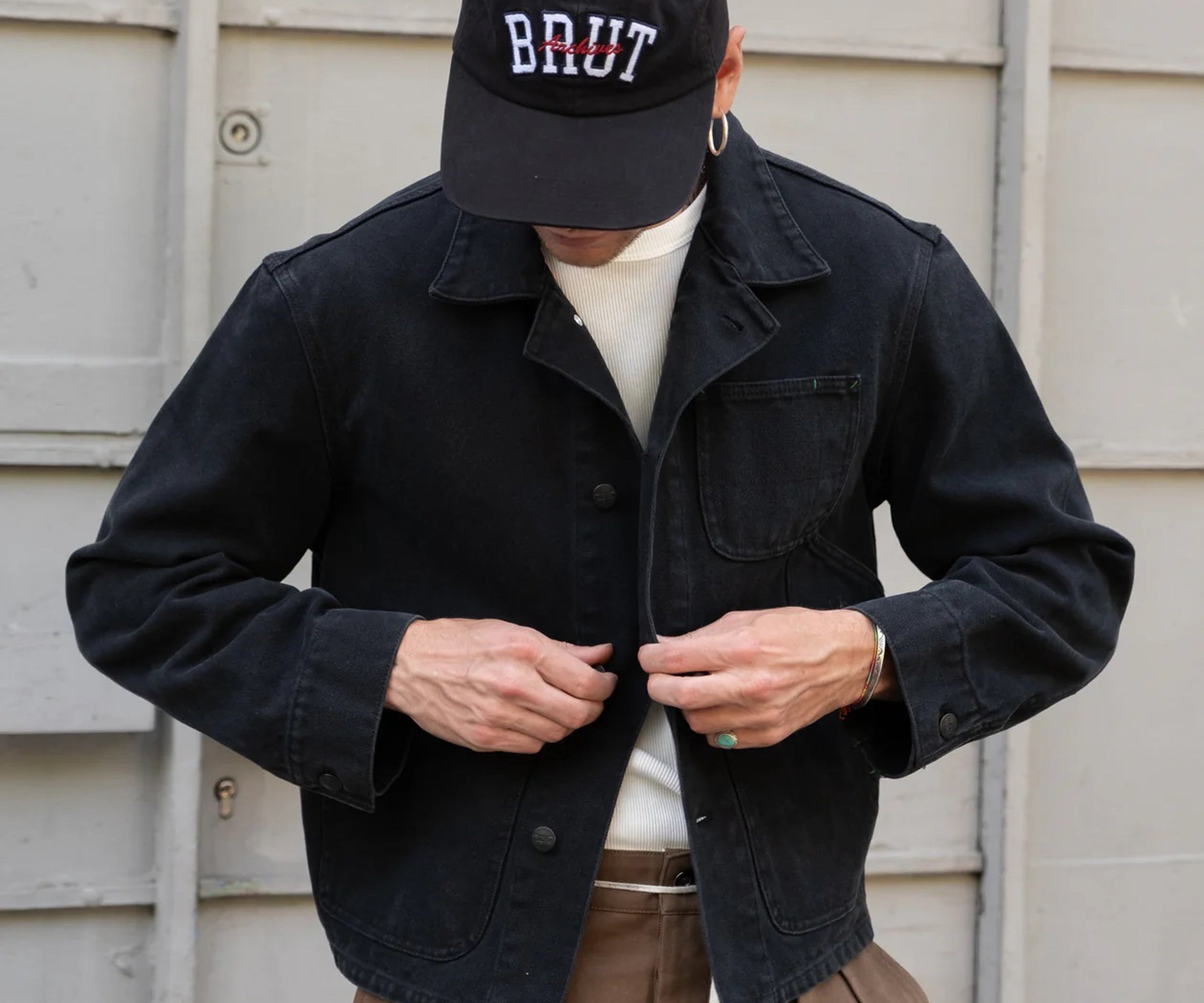BRUT UNIVERSITY CAP Hats and Caps BLACK - BRUT Clothing US