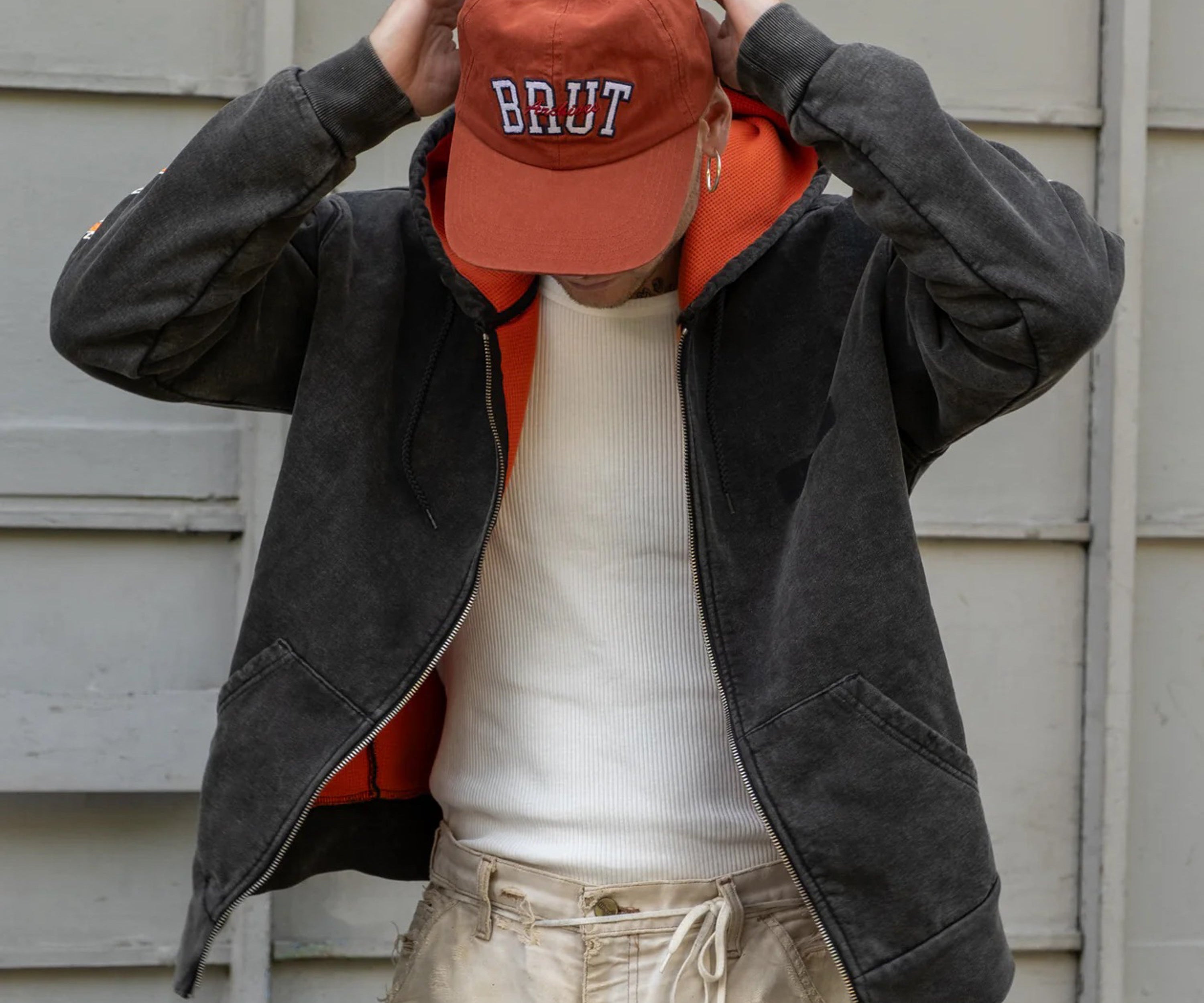 BRUT UNIVERSITY CAP Hats and Caps BRICK - BRUT Clothing US