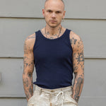 THE TANK TOP T-Shirts X-SMALL / NAVY - BRUT Clothing