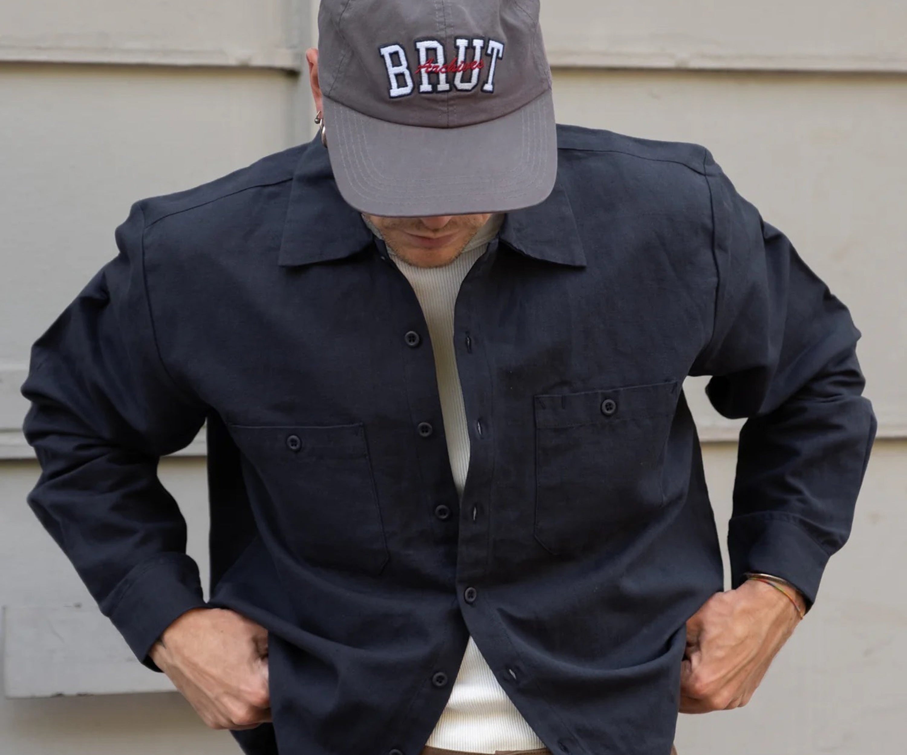 BRUT UNIVERSITY CAP Hats and Caps CHARCOAL - BRUT Clothing US
