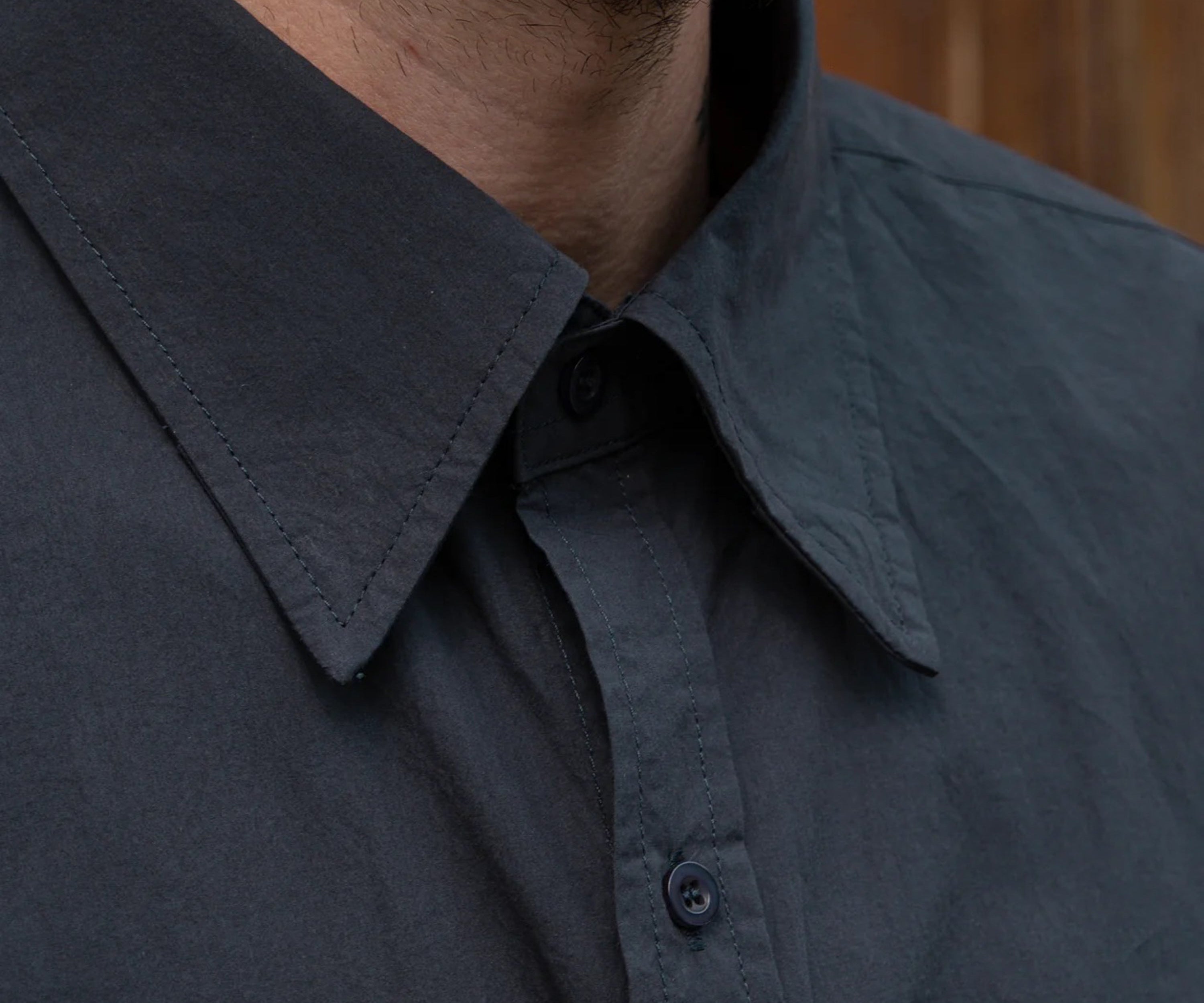 THE BEST POPLIN SHIRT Shirts X-SMALL / NAVY - BRUT Clothing US