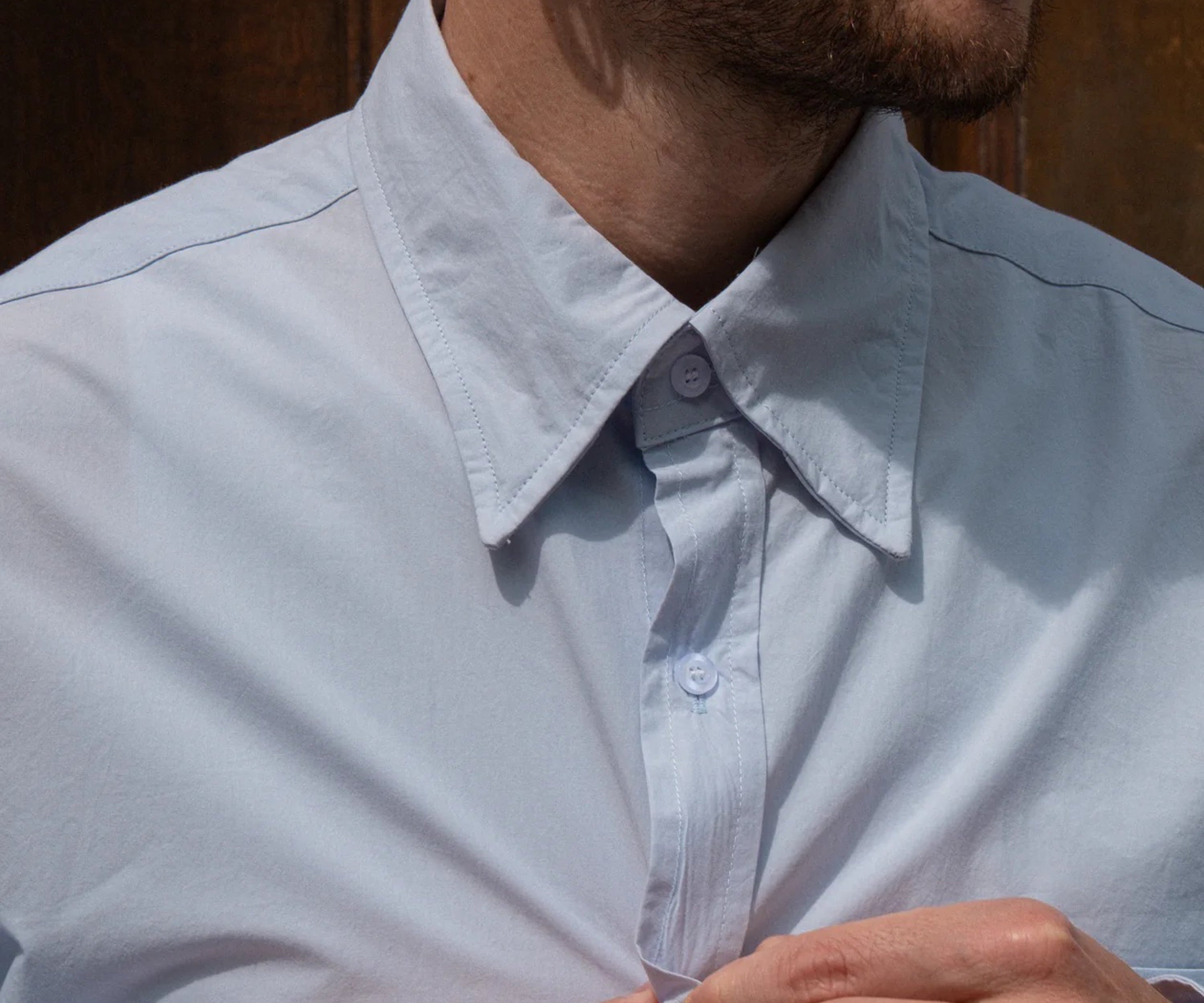 THE BEST POPLIN SHIRT Shirts X-SMALL / LIGHT BLUE - BRUT Clothing US