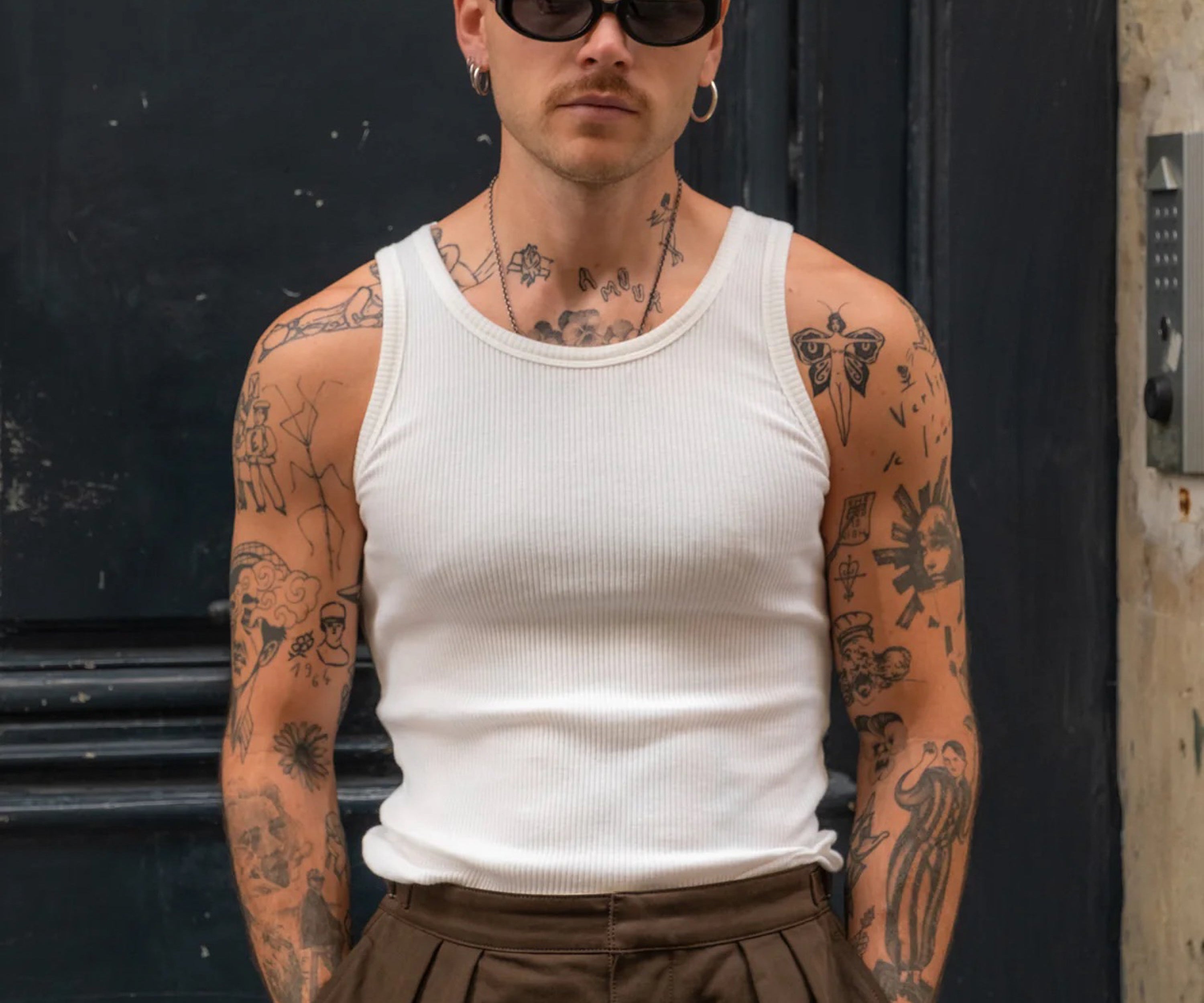 THE TANK TOP T-Shirts X-SMALL / WHITE - BRUT Clothing