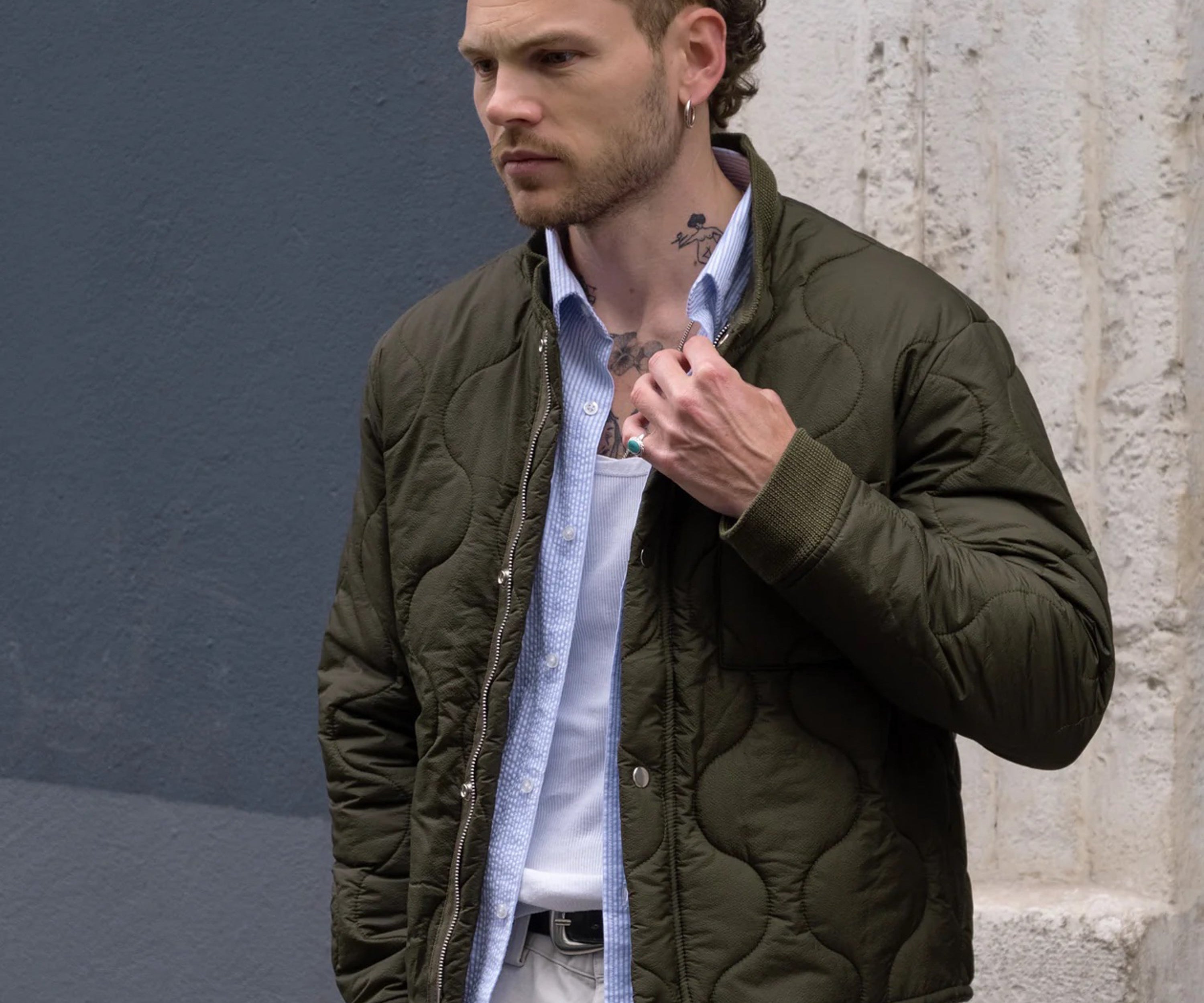 THE RIPSTOP LINER Coats & Jackets X-SMALL / ARMY GREEN - BRUT Clothing US