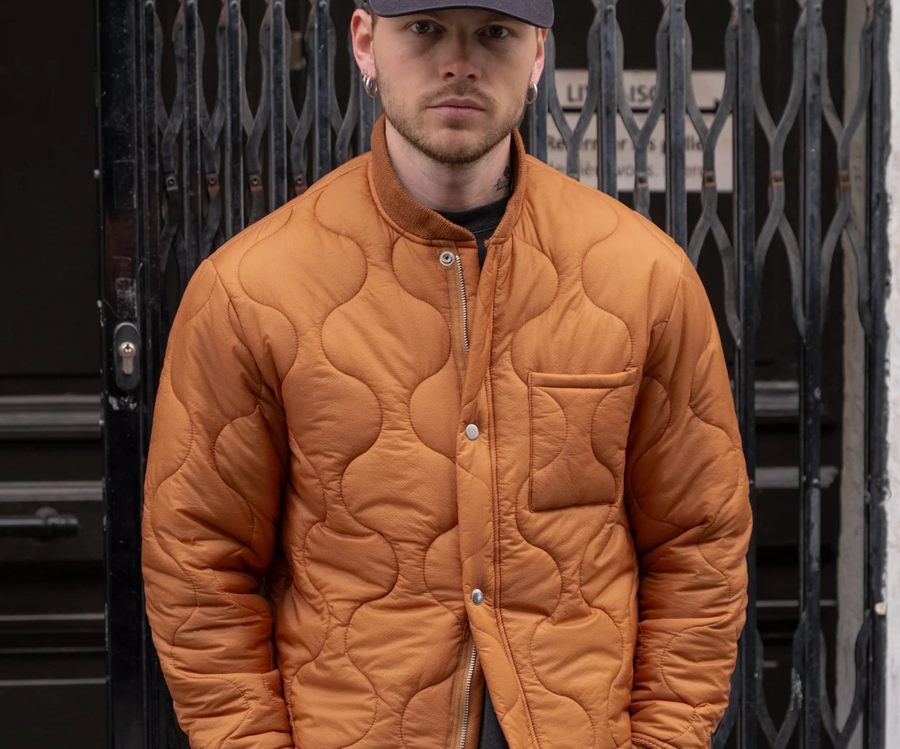 THE RIPSTOP LINER Coats & Jackets X-SMALL / RUST - BRUT Clothing US