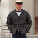 THE RAGGED CARDIGAN Sweatshirts X-SMALL / FADED NAVY - BRUT Clothing US