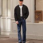 THE RAGGED CARDIGAN Sweatshirts X-SMALL / FADED BLACK - BRUT Clothing US