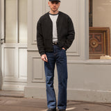 THE RAGGED CARDIGAN Sweatshirts X-SMALL / FADED BLACK - BRUT Clothing US
