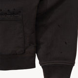 THE RAGGED CARDIGAN Sweatshirts X-SMALL / FADED BLACK - BRUT Clothing US