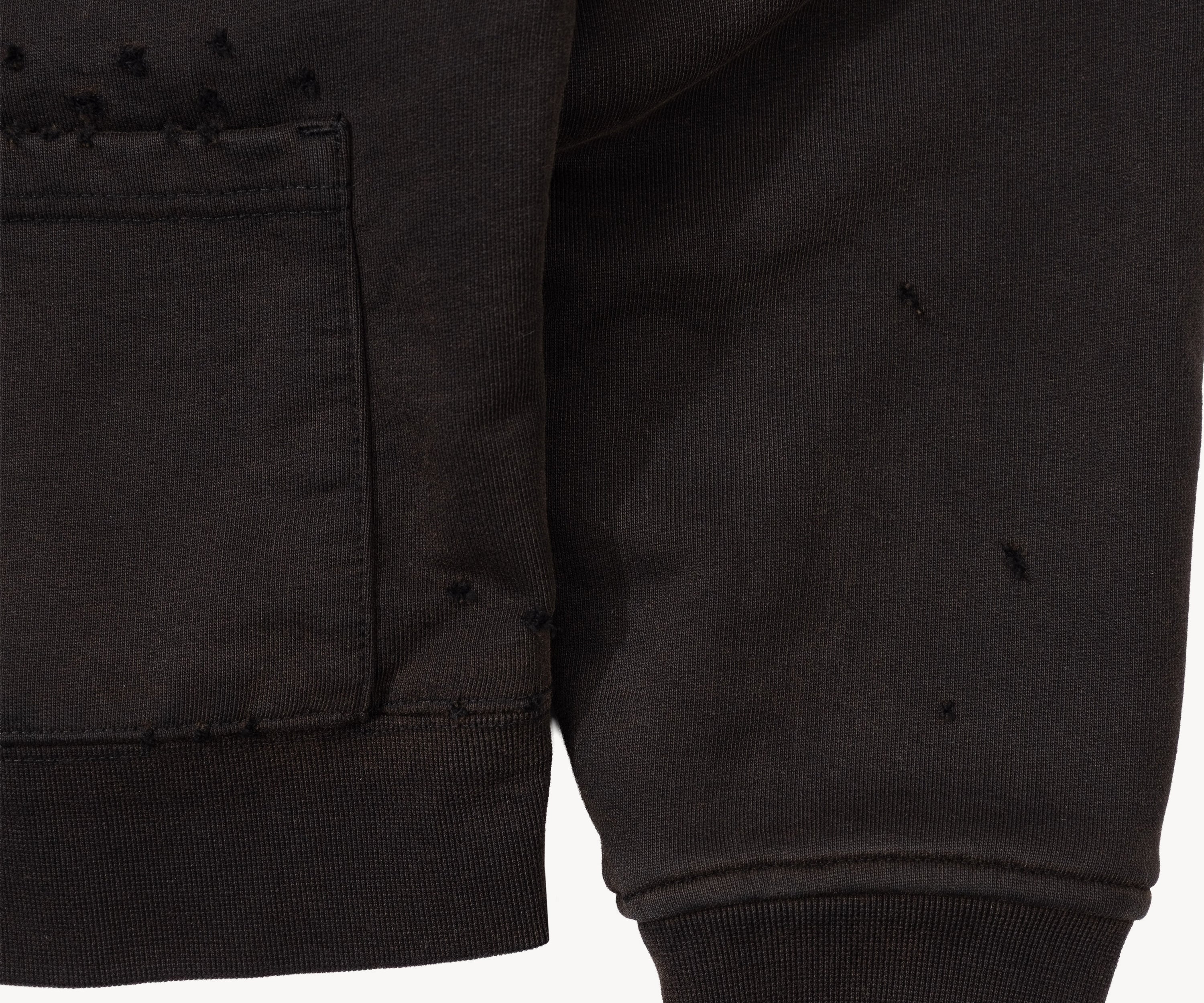 THE RAGGED CARDIGAN Sweatshirts X-SMALL / FADED BLACK - BRUT Clothing US