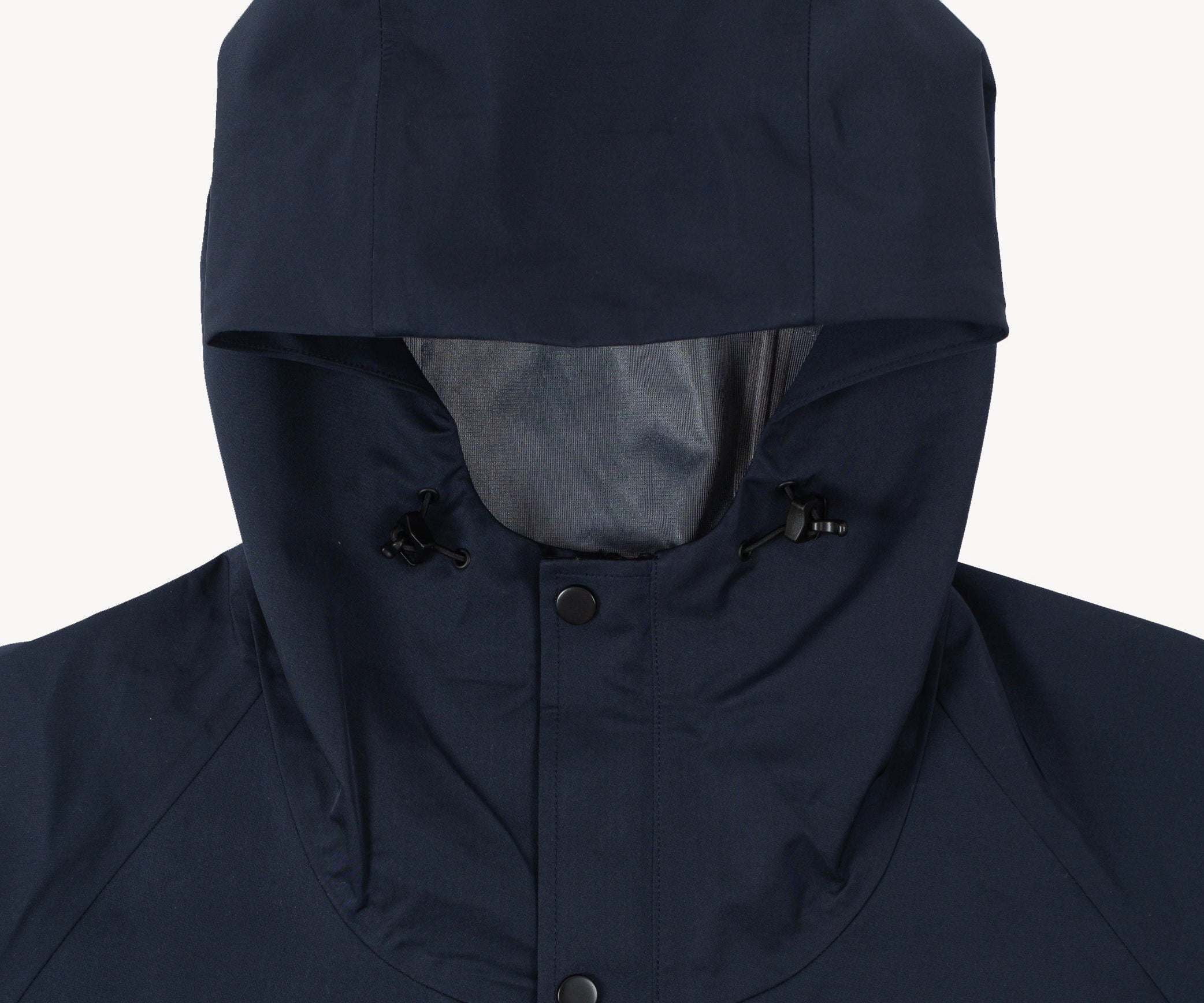 THE RAIN CROPPED JACKET Coats & Jackets X-SMALL / NAVY - BRUT Clothing US