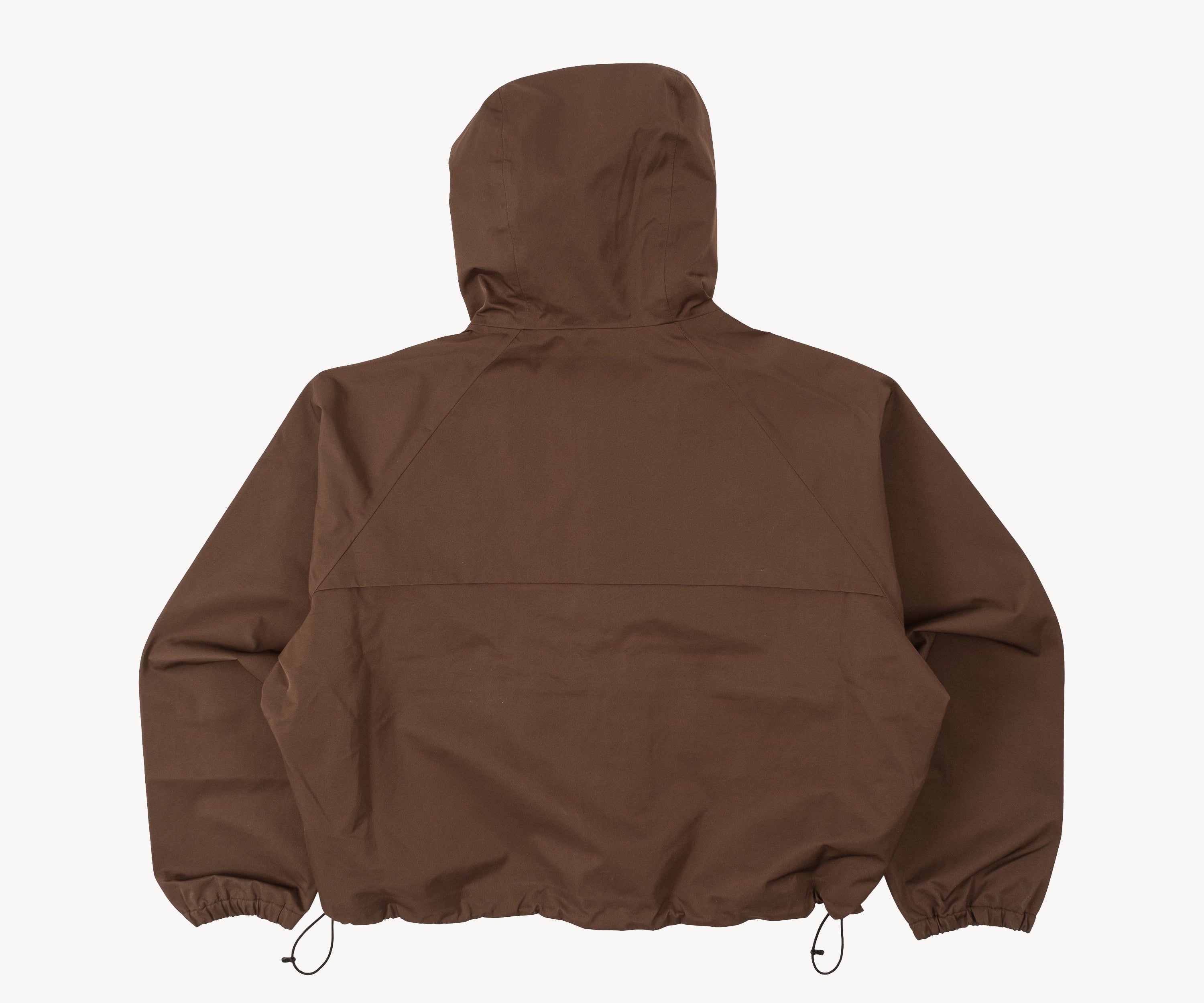 THE RAIN CROPPED JACKET Coats & Jackets X-SMALL / BROWN - BRUT Clothing US