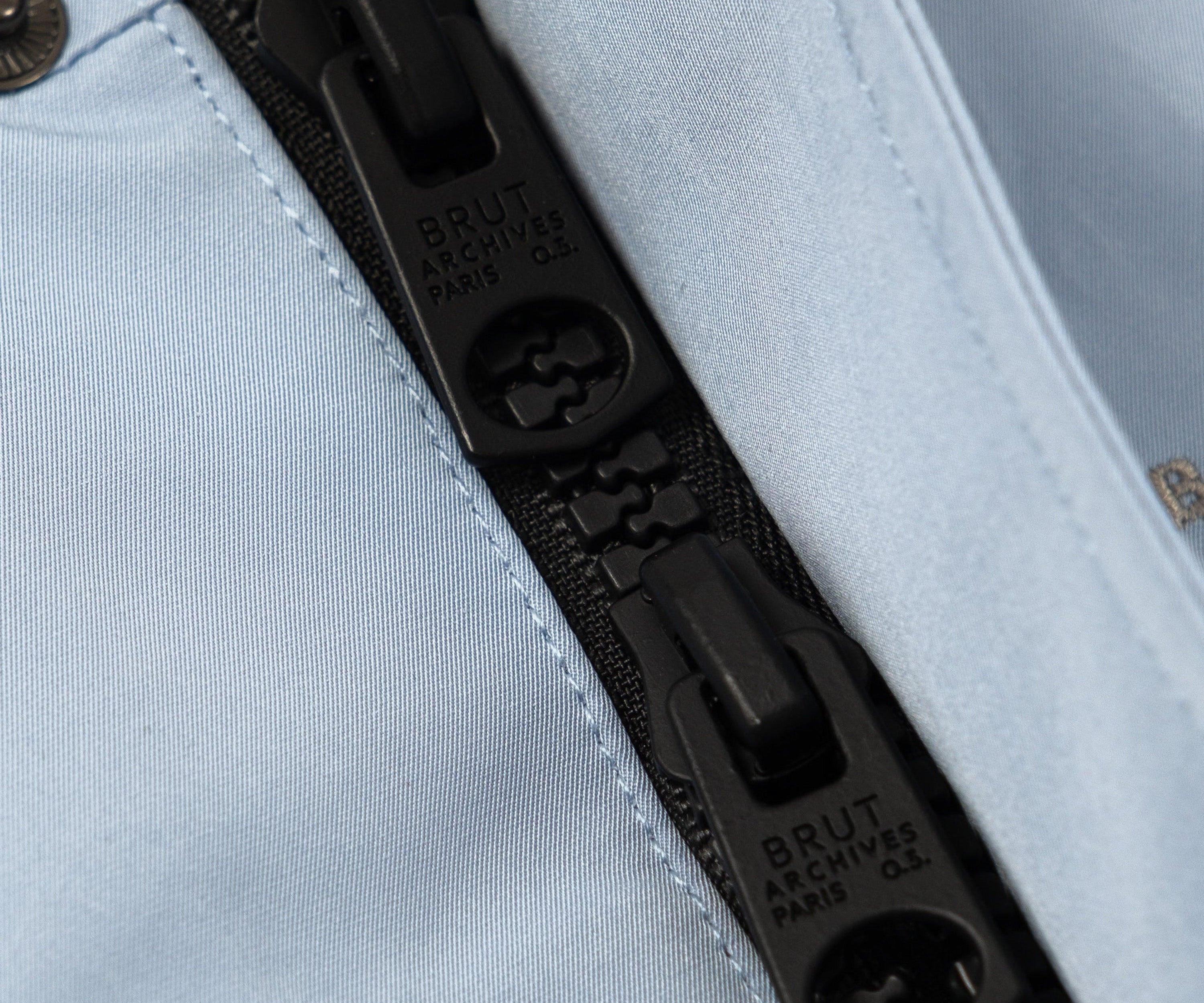THE RAIN CROPPED JACKET Coats & Jackets X-SMALL / SKY BLUE - BRUT Clothing US
