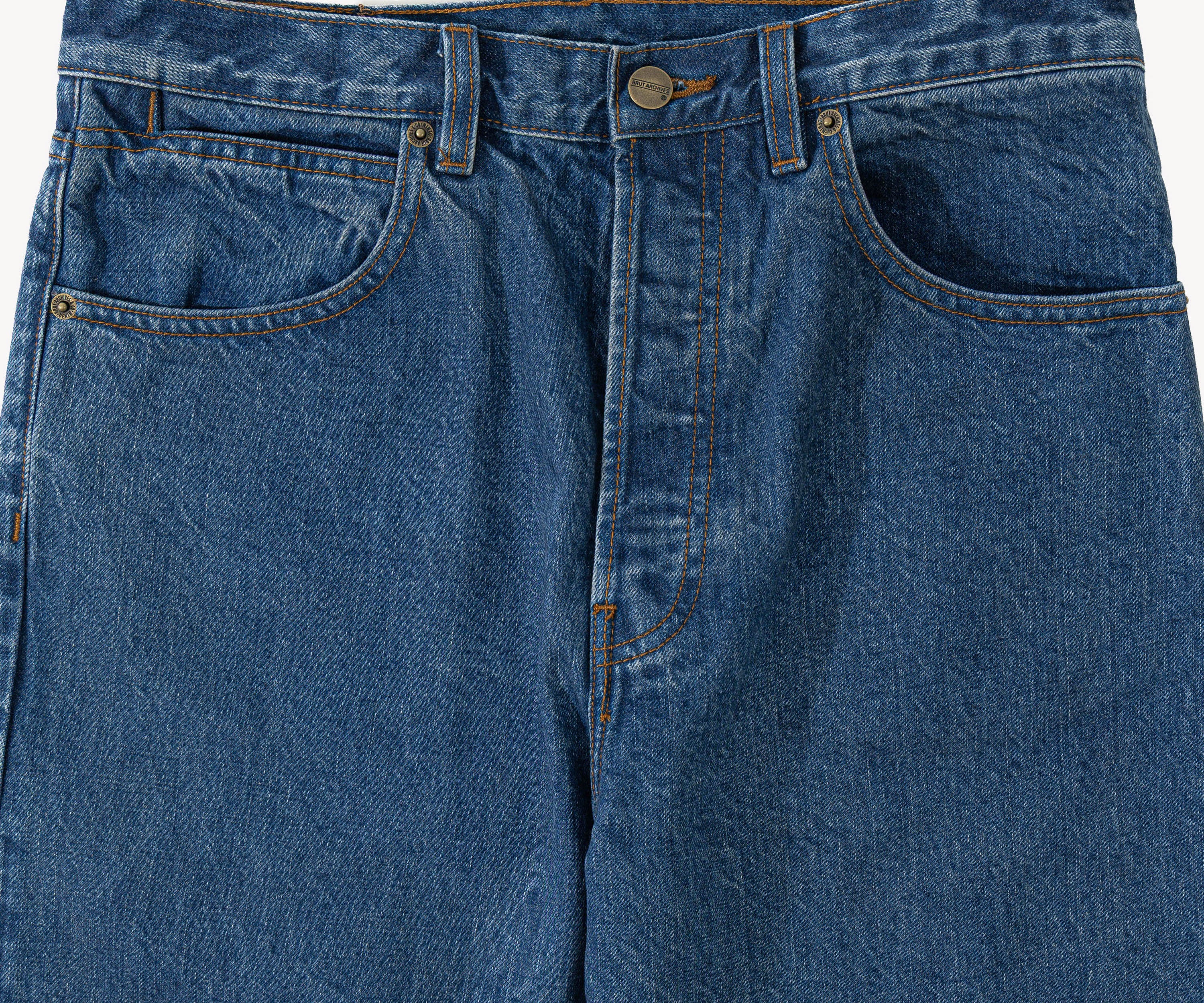 THE REGULAR DENIM Pants US26 / MID BLUE - BRUT Clothing US