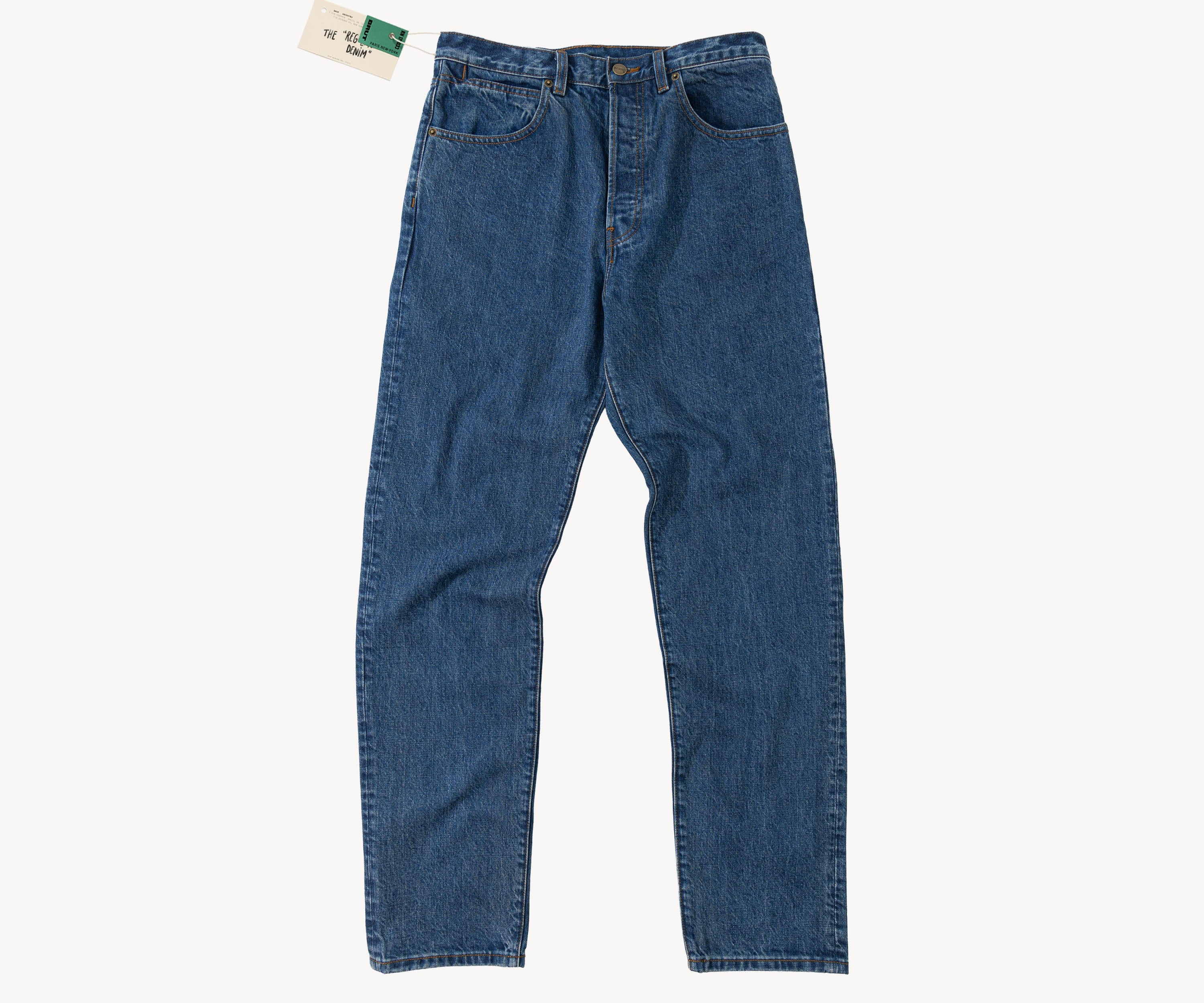 THE REGULAR DENIM Pants US26 / MID BLUE - BRUT Clothing US