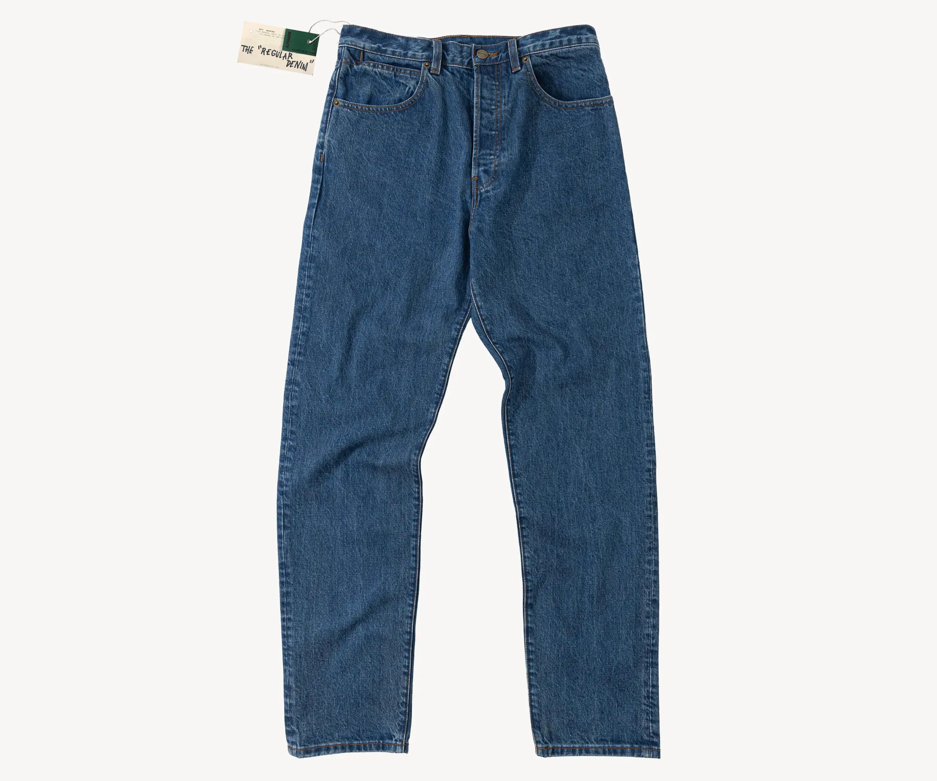 THE REGULAR DENIM Pants US26 / MID BLUE - BRUT Clothing US