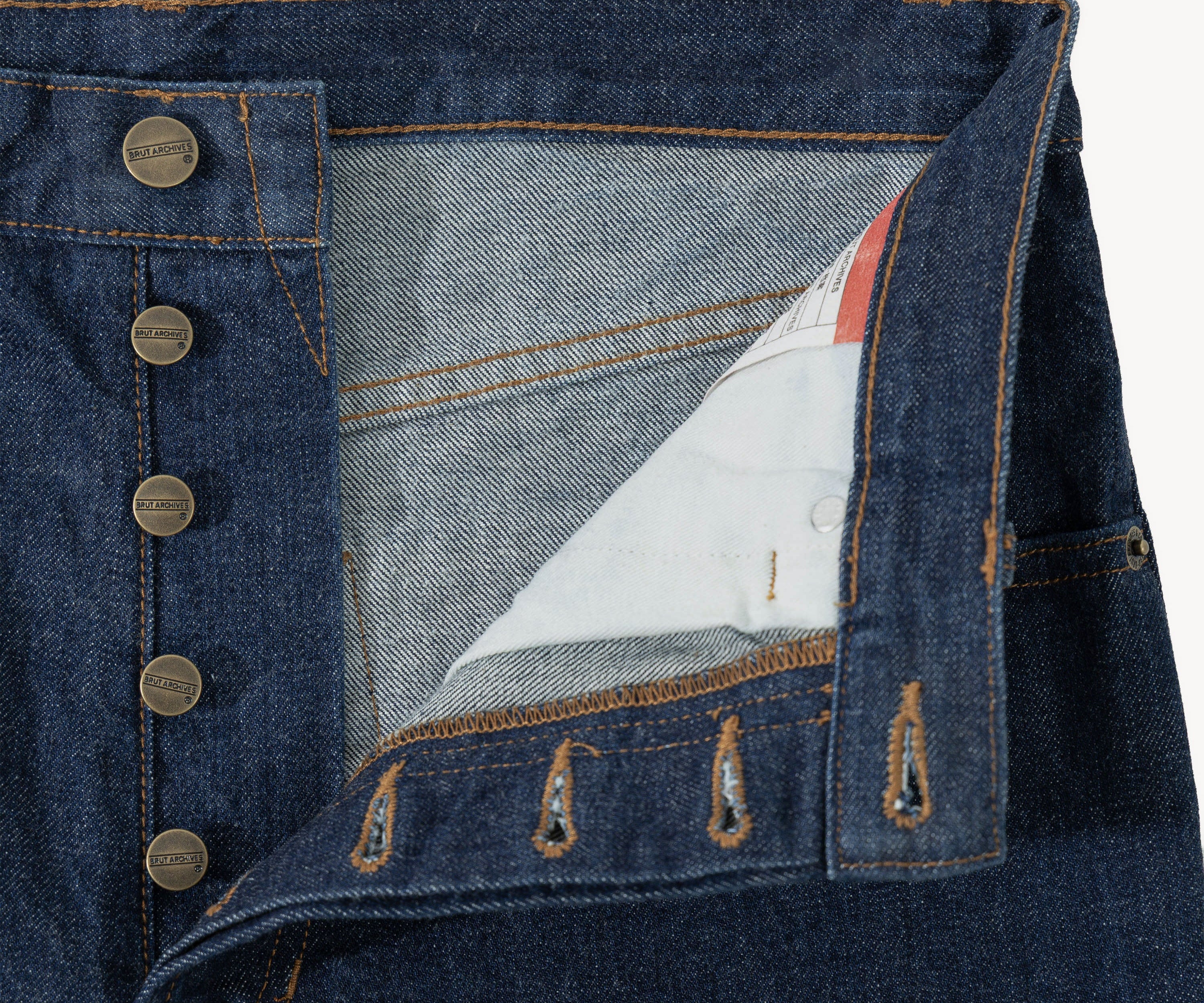 THE REGULAR DENIM Pants US26 / RAW INDIGO - BRUT Clothing US