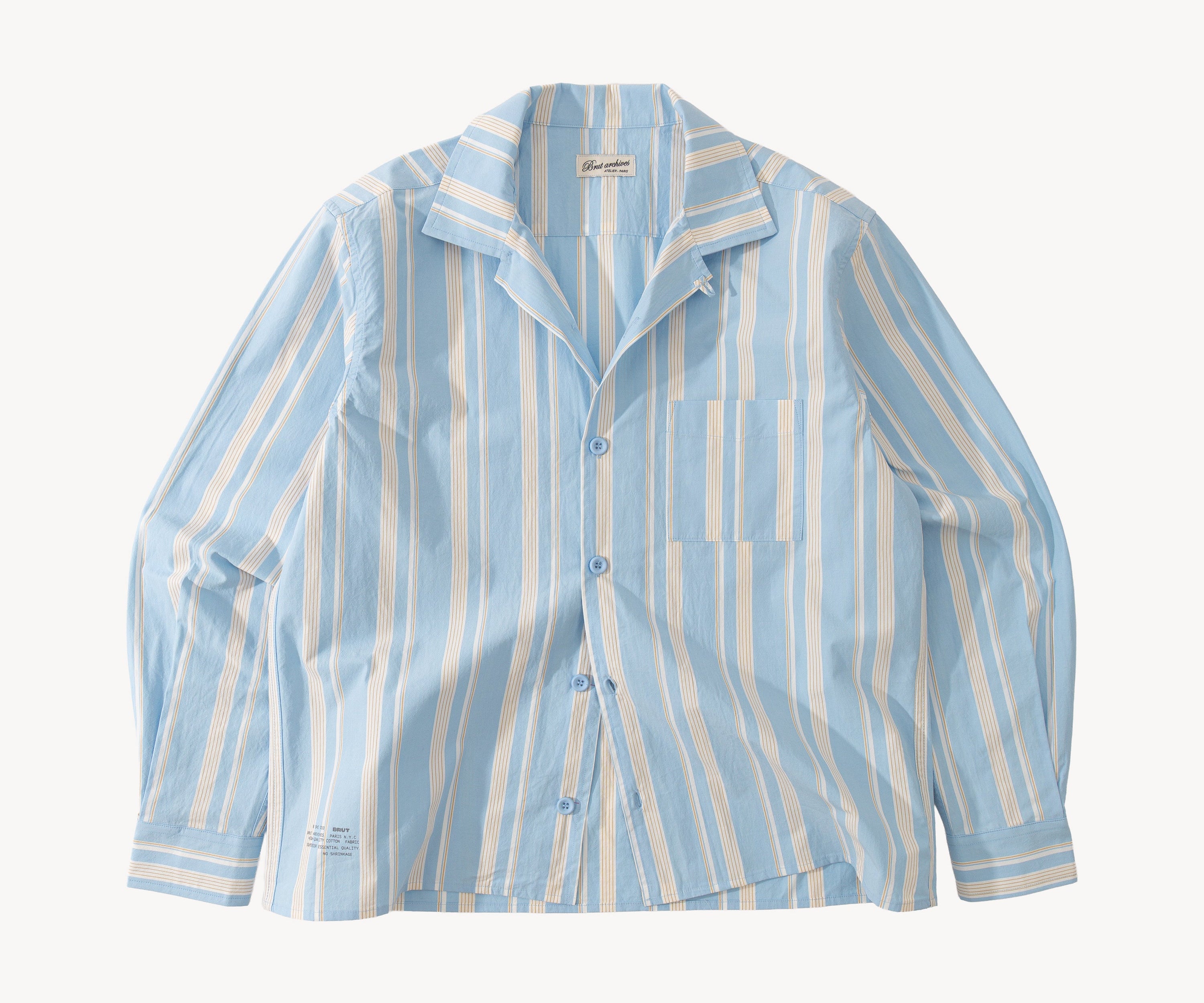 THE RETIREE SHIRT Shirts X-SMALL / BABY BLUE - BRUT Clothing US