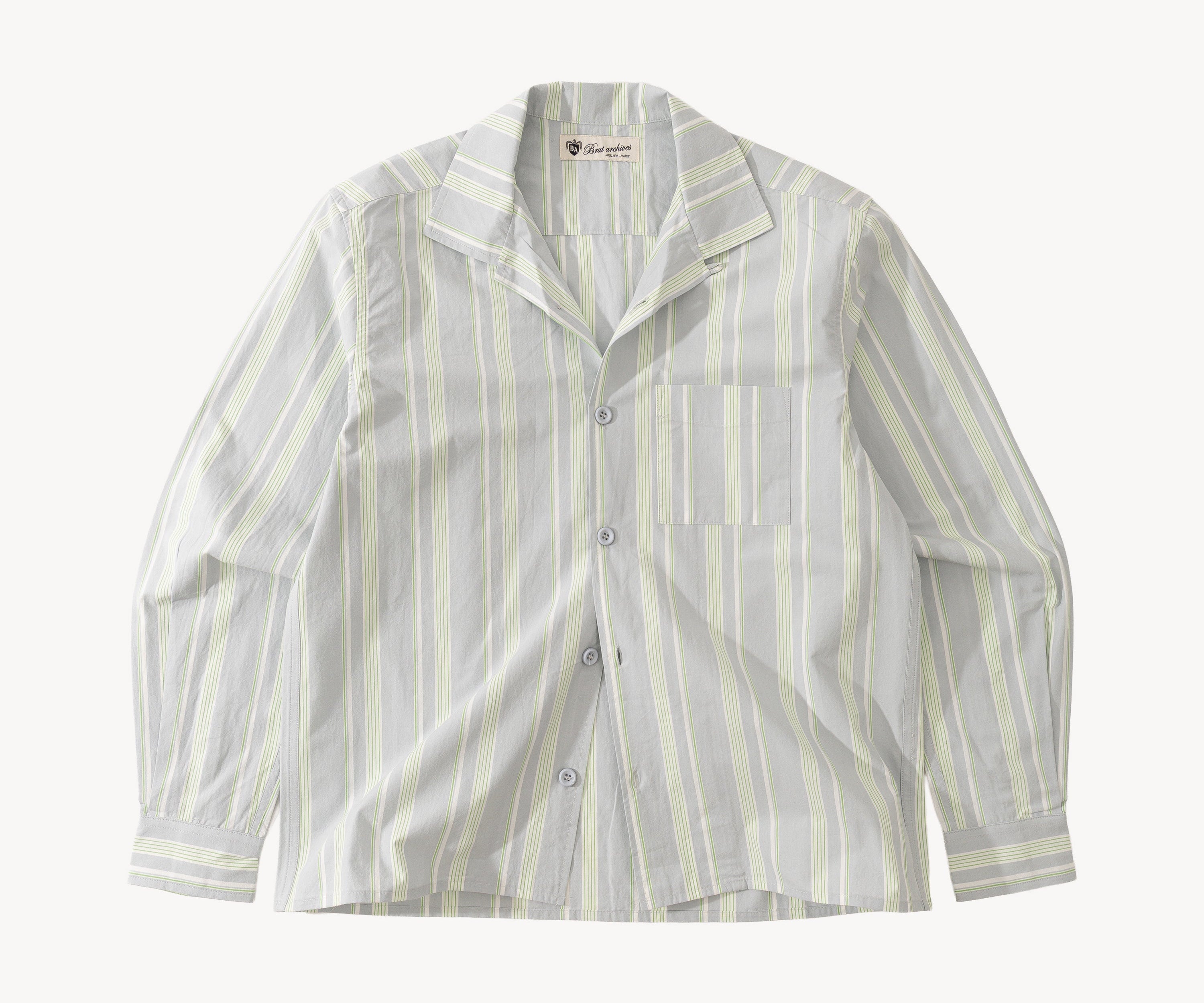 THE RETIREE SHIRT Shirts X-SMALL / GREY - BRUT Clothing US