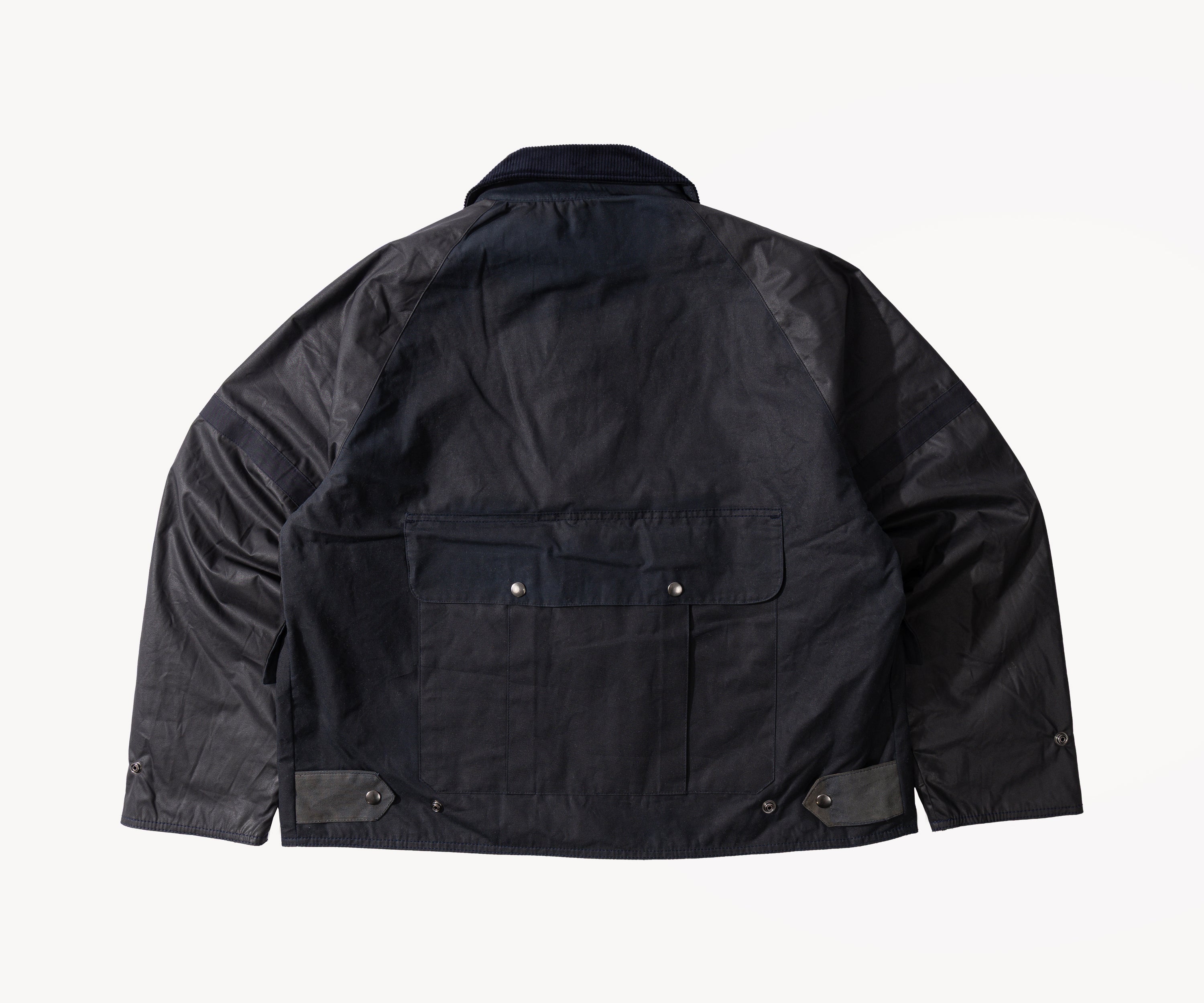 REWORK® TACTICAL WAX JACKET - N° 020 Coats & Jackets LARGE / BLUE - BRUT Clothing US