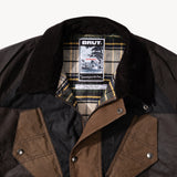 REWORK® TACTICAL WAX JACKET - N° 027 Coats & Jackets LARGE / BROWN - BRUT Clothing US