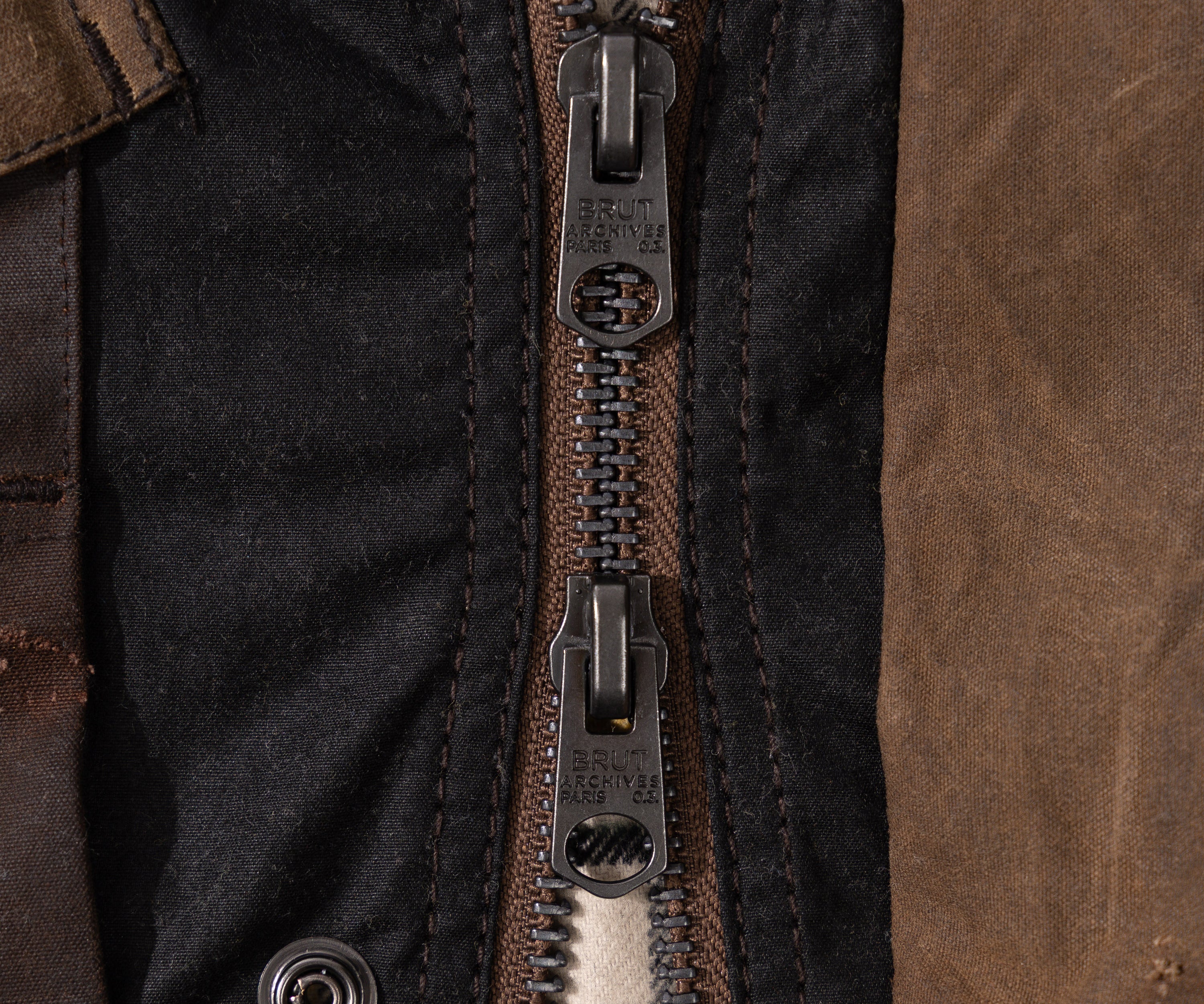 REWORK® TACTICAL WAX JACKET - N° 027 Coats & Jackets LARGE / BROWN - BRUT Clothing US