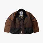 REWORK® TACTICAL WAX JACKET - N° 025 Coats & Jackets LARGE / BROWN - BRUT Clothing US