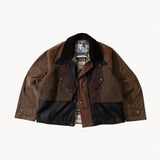 REWORK® TACTICAL WAX JACKET - N° 026 Coats & Jackets LARGE / BROWN - BRUT Clothing US
