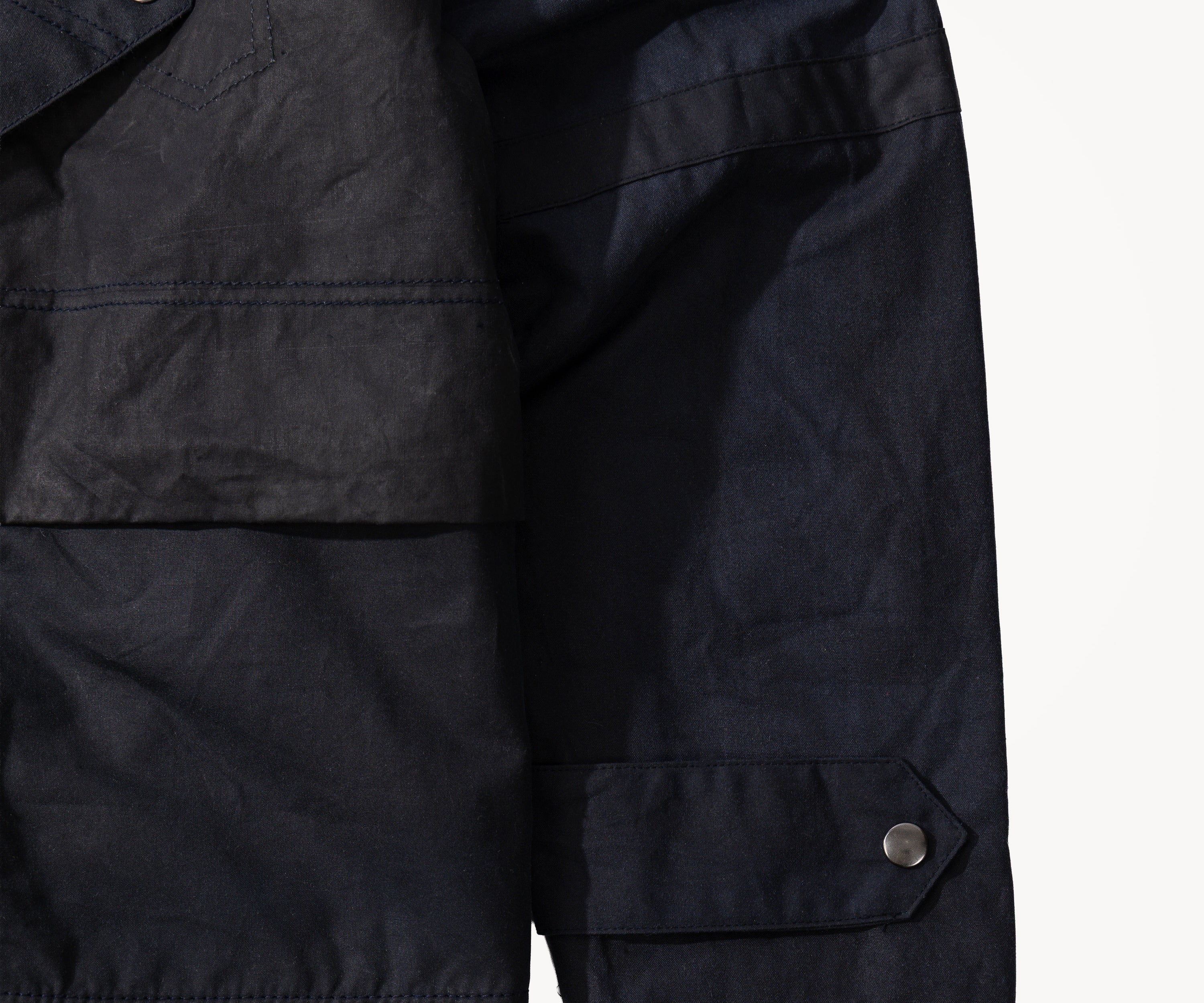 REWORK® TACTICAL WAX JACKET - N° 010 Coats & Jackets MEDIUM / BLUE - BRUT Clothing US