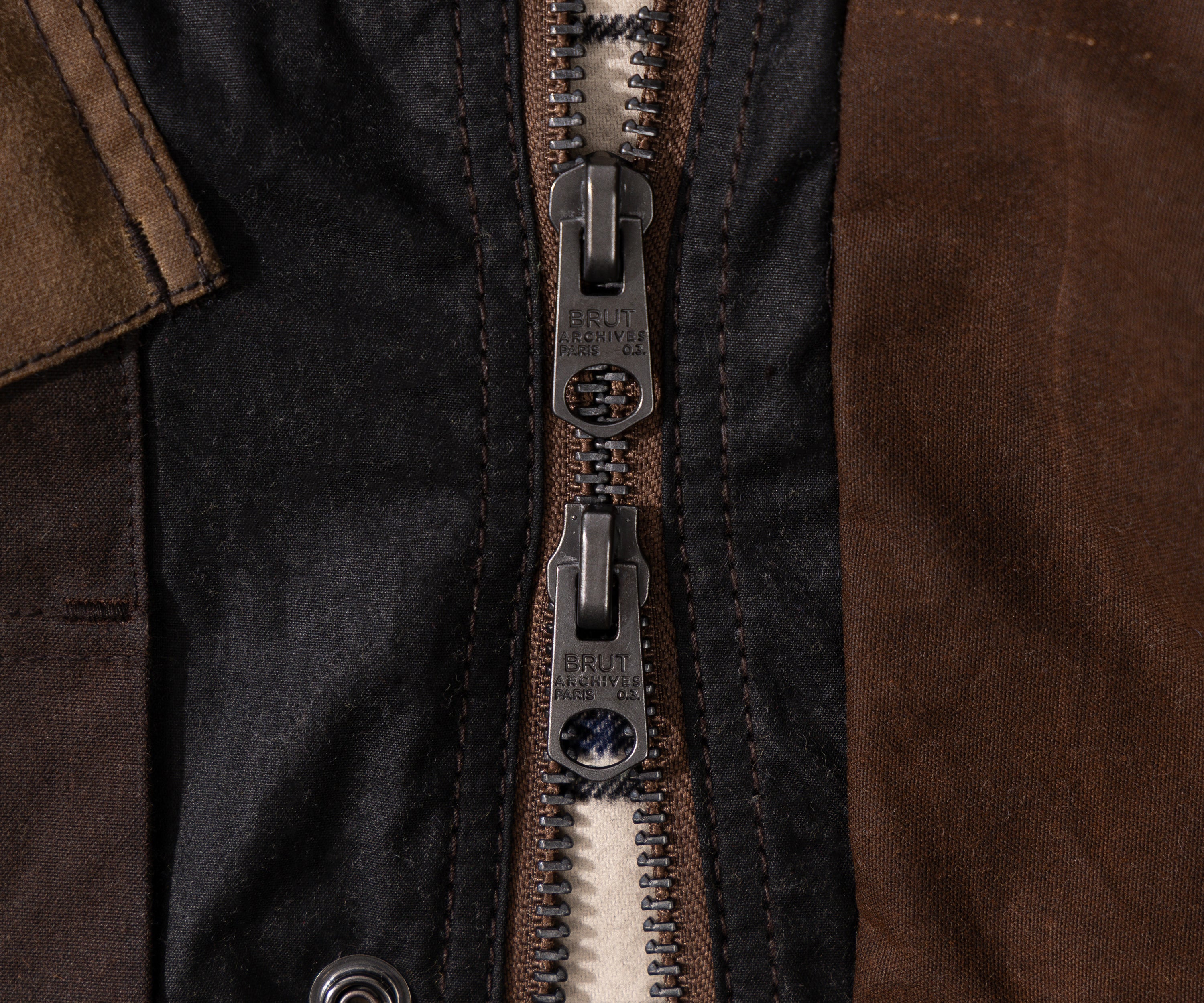 REWORK® TACTICAL WAX JACKET - N° 015 Coats & Jackets MEDIUM / BROWN - BRUT Clothing US