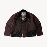 REWORK® TACTICAL WAX JACKET - N° 016 Coats & Jackets MEDIUM / BROWN - BRUT Clothing US
