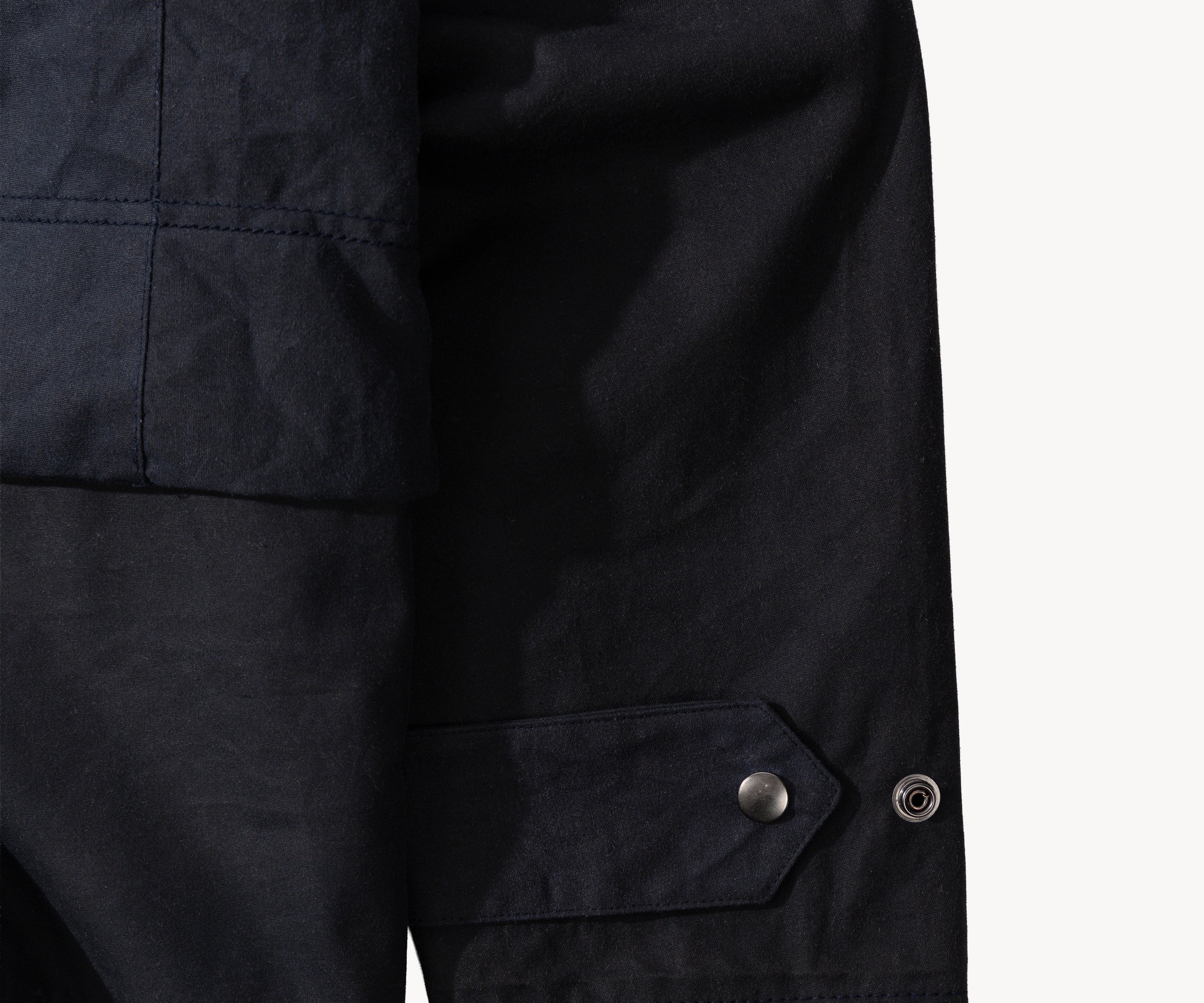 REWORK® TACTICAL WAX JACKET - N° 011 Coats & Jackets MEDIUM / BLUE - BRUT Clothing US