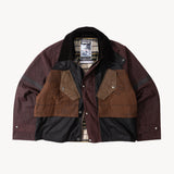 REWORK® TACTICAL WAX JACKET - N° 017 Coats & Jackets MEDIUM / BROWN - BRUT Clothing US