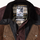 REWORK® TACTICAL WAX JACKET - N° 017 Coats & Jackets MEDIUM / BROWN - BRUT Clothing US
