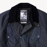 REWORK® TACTICAL WAX JACKET - N° 012 Coats & Jackets MEDIUM / BLUE - BRUT Clothing US