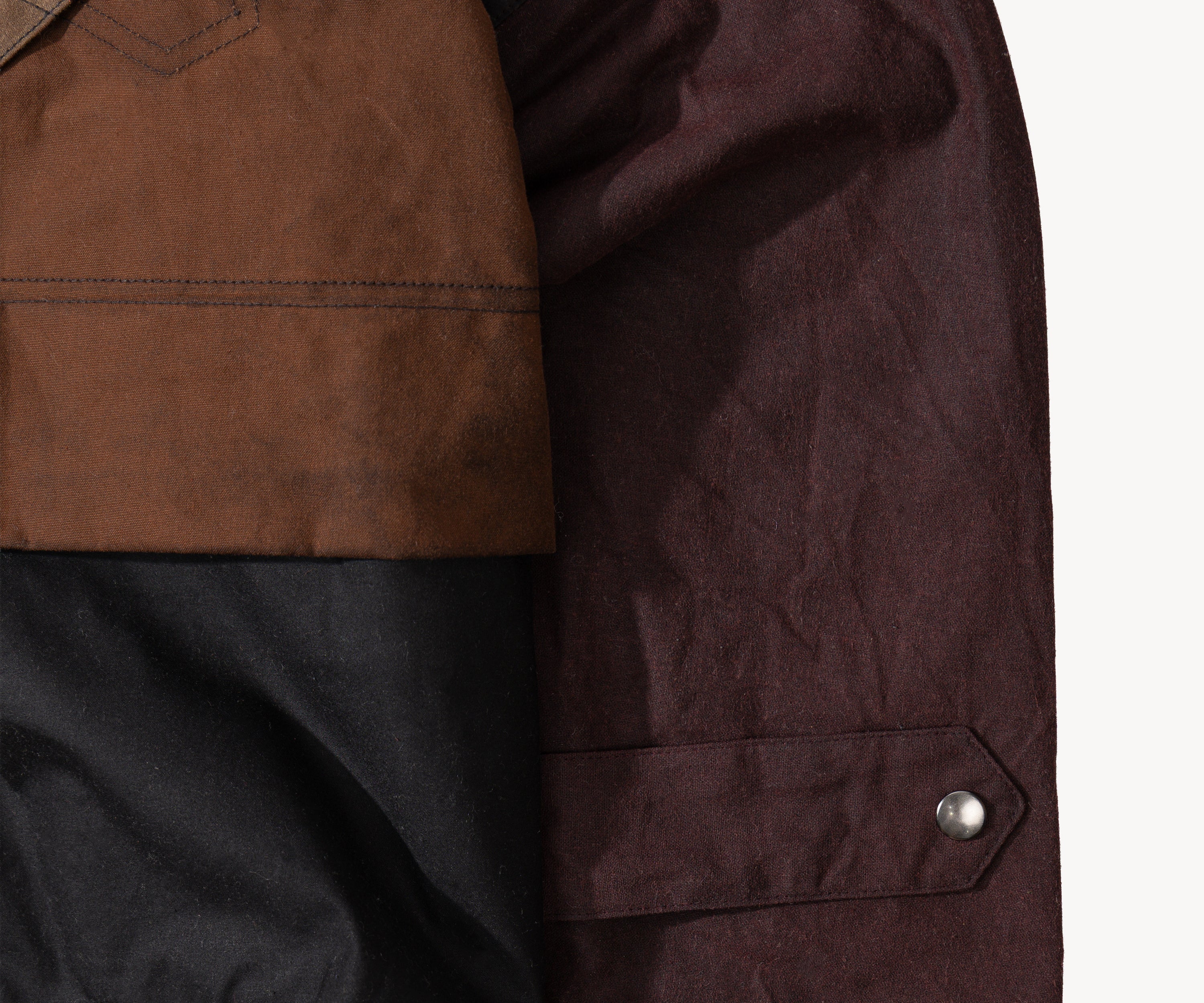 REWORK® TACTICAL WAX JACKET - N° 017 Coats & Jackets MEDIUM / BROWN - BRUT Clothing US