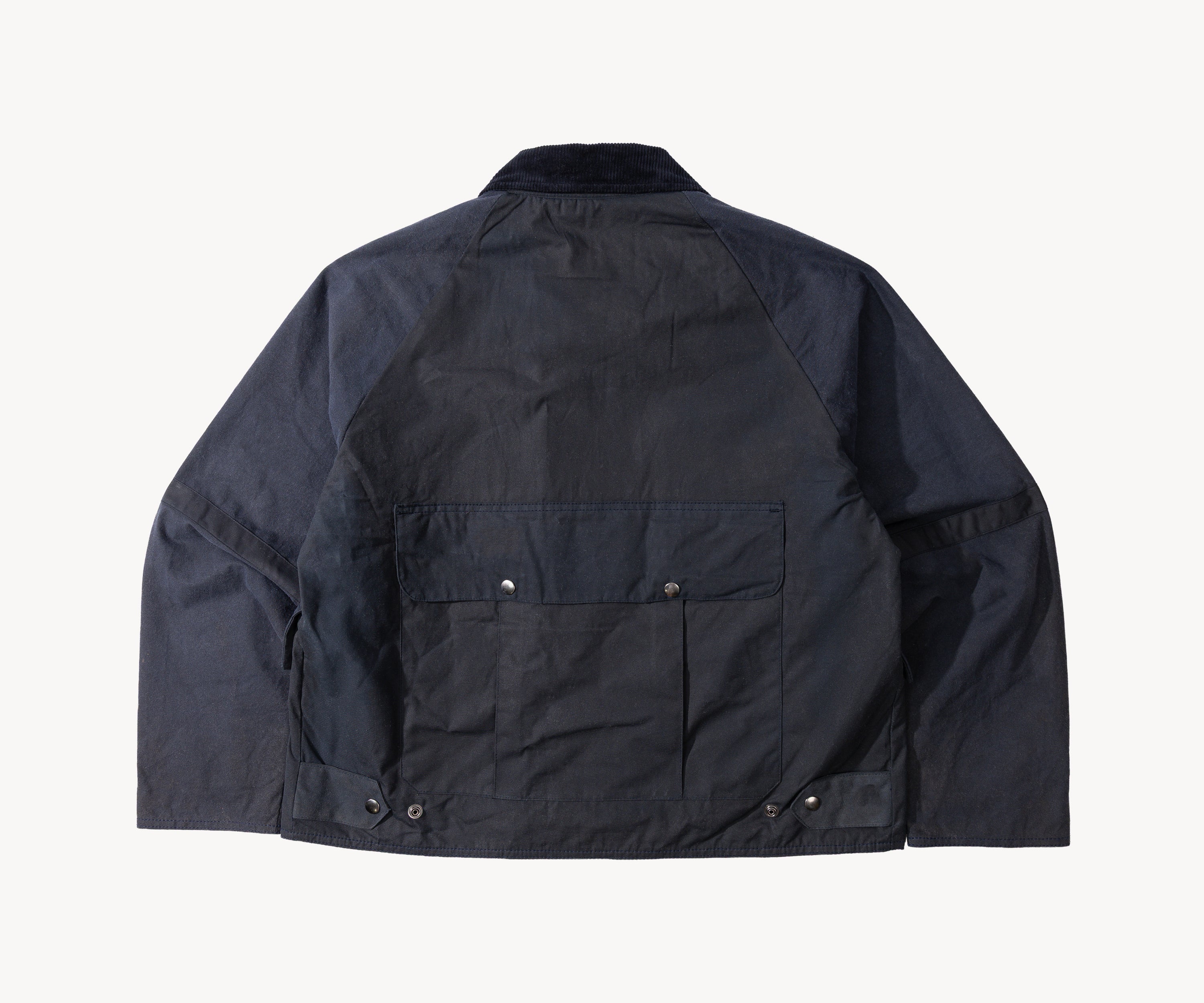 REWORK® TACTICAL WAX JACKET - N° 012 Coats & Jackets MEDIUM / BLUE - BRUT Clothing US
