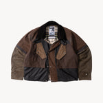 REWORK® TACTICAL WAX JACKET - N° 014 Coats & Jackets MEDIUM / BROWN - BRUT Clothing US
