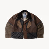 REWORK® TACTICAL WAX JACKET - N° 014 Coats & Jackets MEDIUM / BROWN - BRUT Clothing US