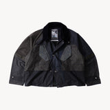 REWORK® TACTICAL WAX JACKET - N° 030 Coats & Jackets X-LARGE / BLUE - BRUT Clothing US